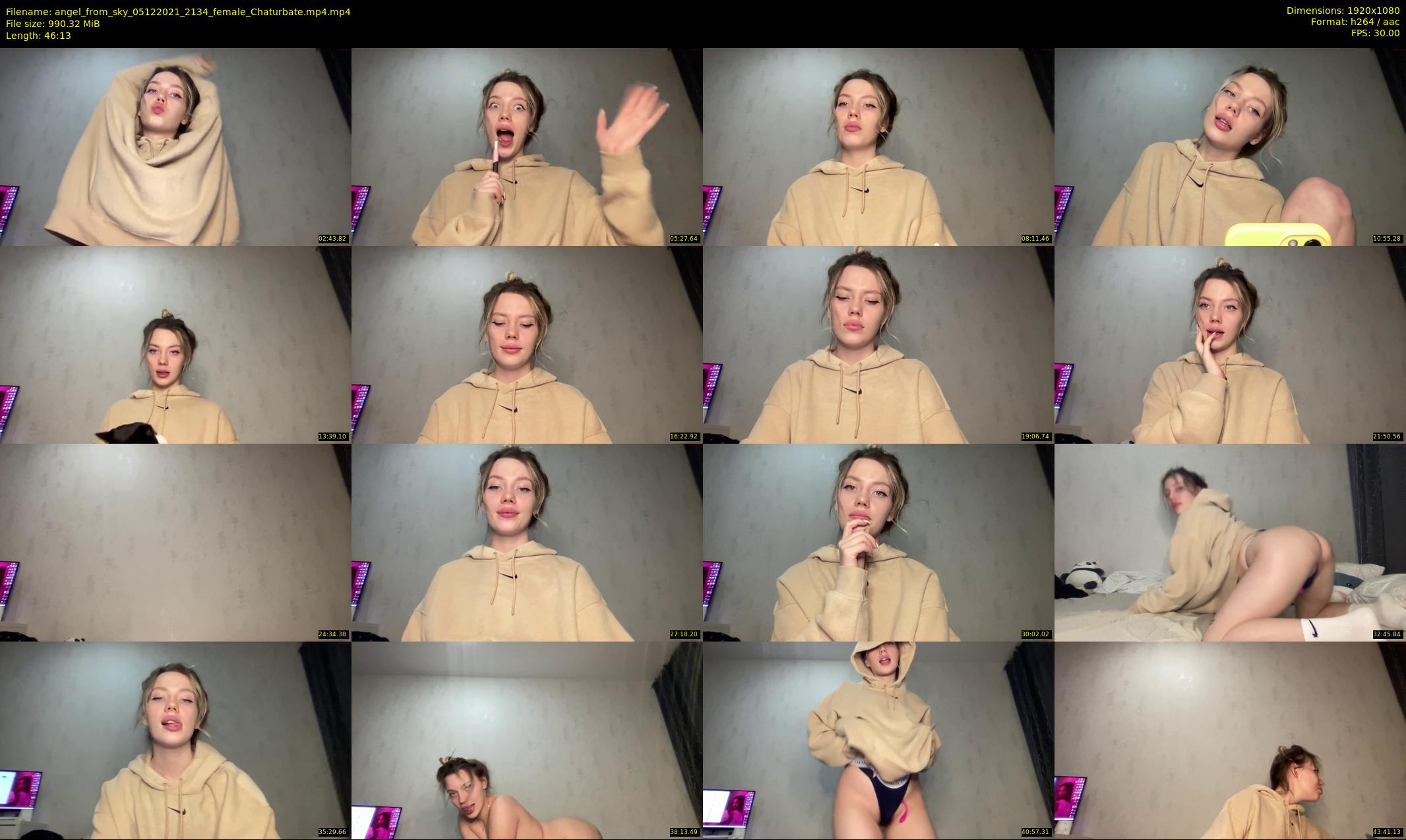 angel_from_sky — 47 minute Chaturbate female cam show recording, 1080p, Dec 5, 2021