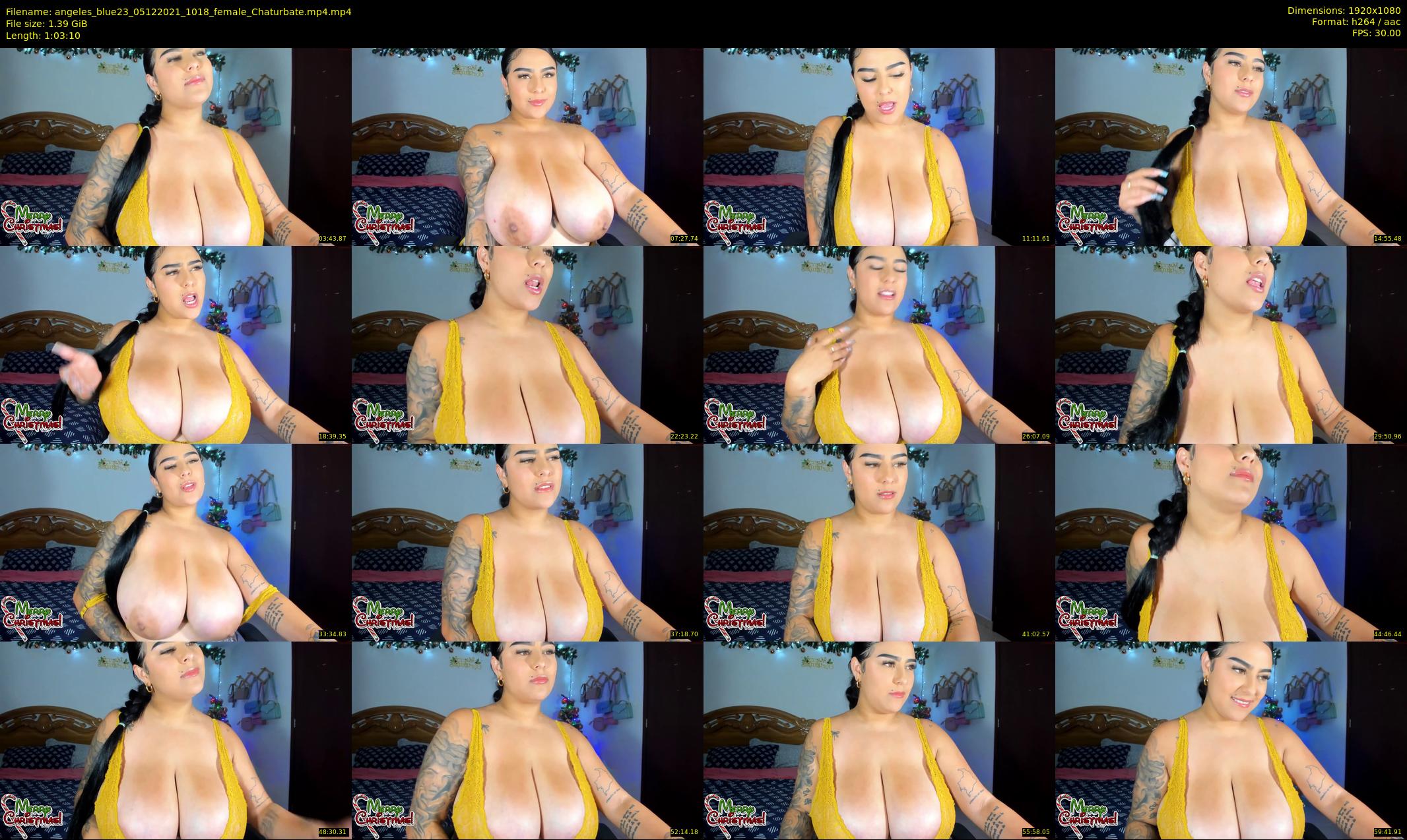angeles_blue23 — 64 minute Chaturbate female cam show recording, 1080p, Dec 5, 2021