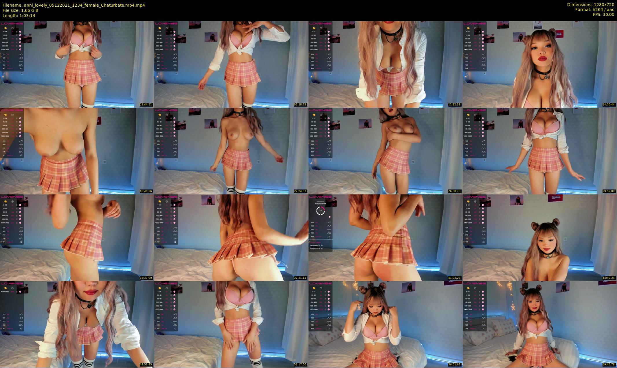 anni_lovely — 64 minute Chaturbate female cam show recording, 720p, Dec 5, 2021