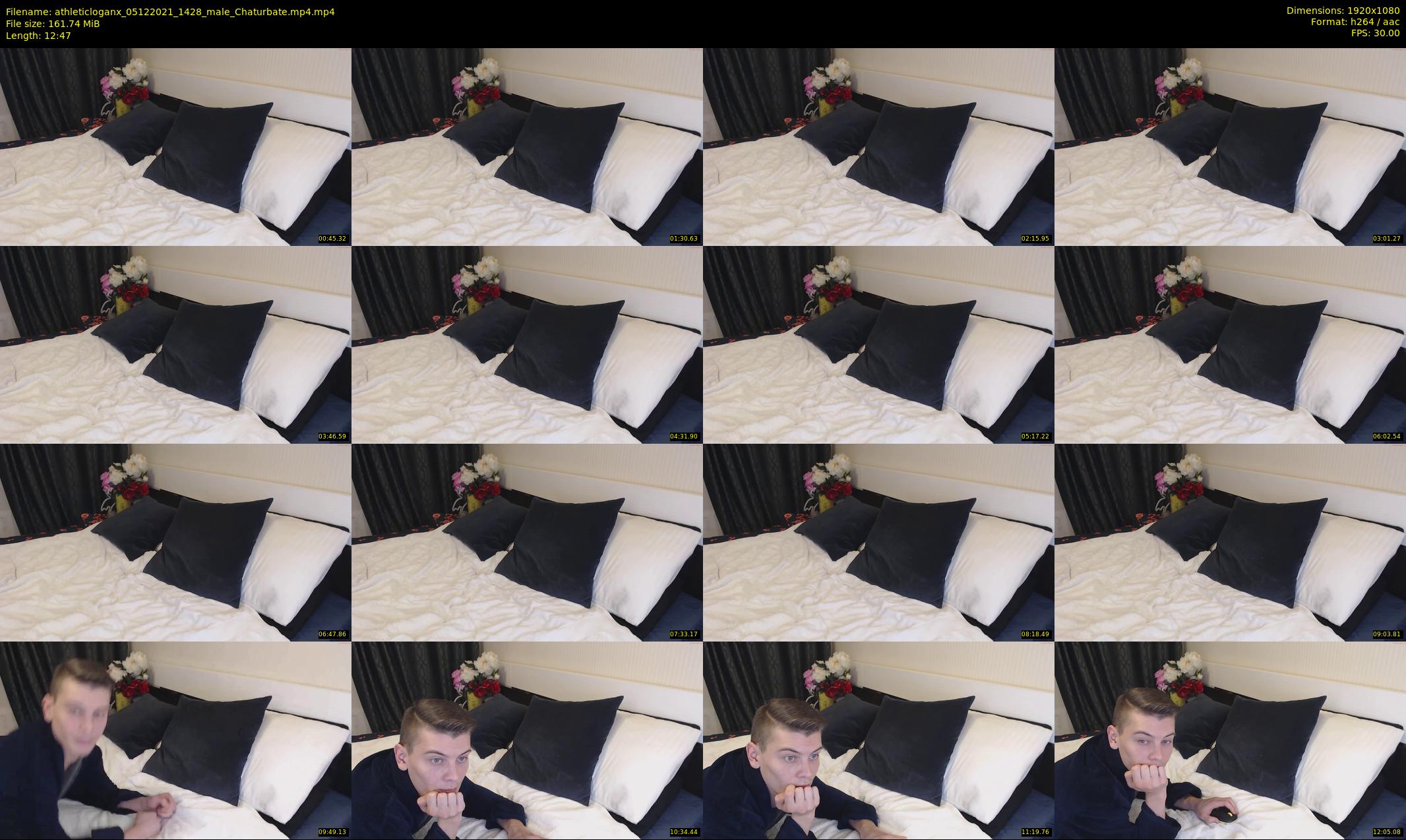 athleticloganx — 13 minute Chaturbate male cam show recording, 1080p, Dec 5, 2021