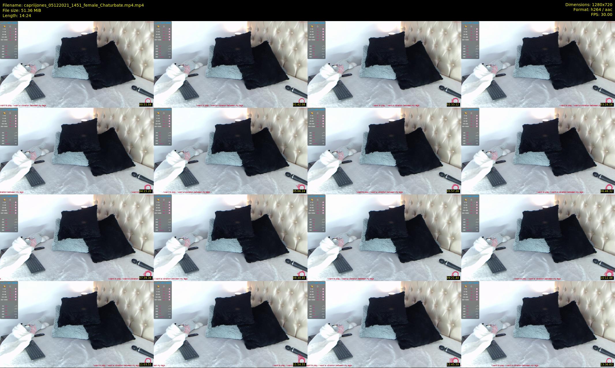 capriijones — 15 minute Chaturbate female cam show recording, 720p, Dec 5, 2021