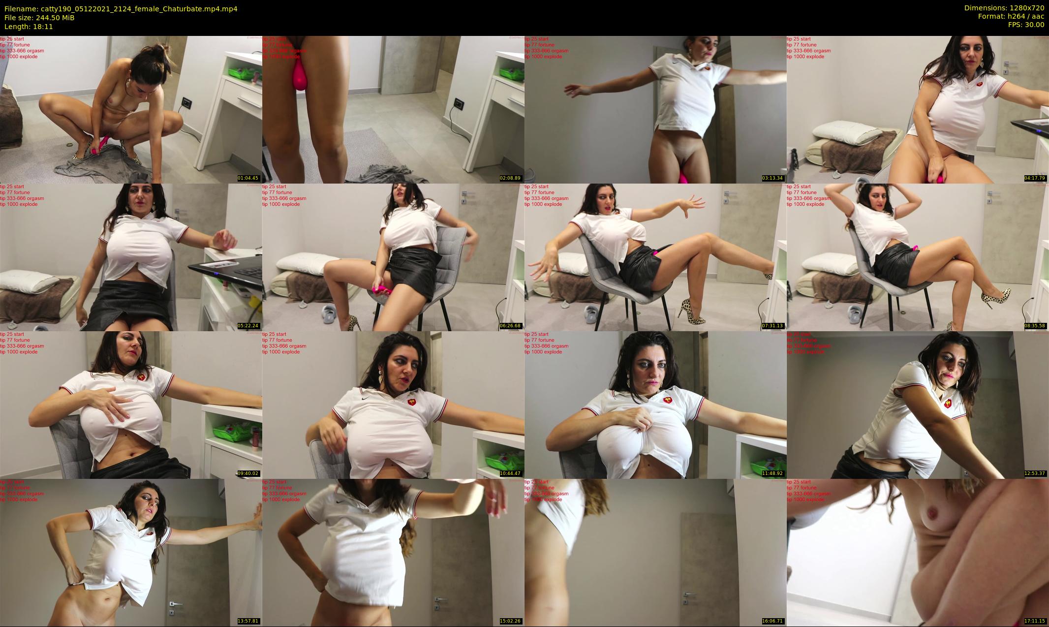 catty190 — 19 minute Chaturbate female cam show recording, 720p, Dec 5, 2021
