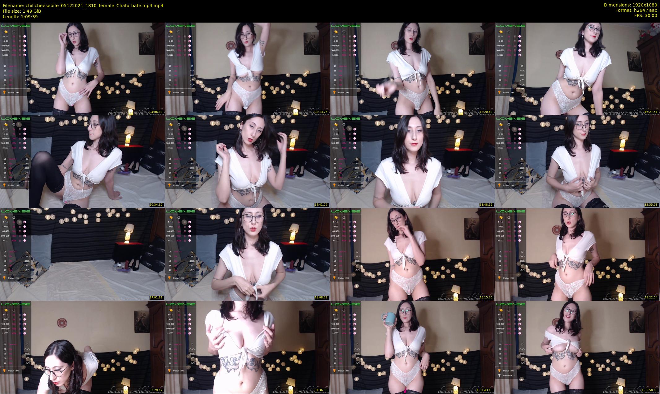 chilicheesebite — 70 minute Chaturbate female cam show recording, 1080p, Dec 5, 2021