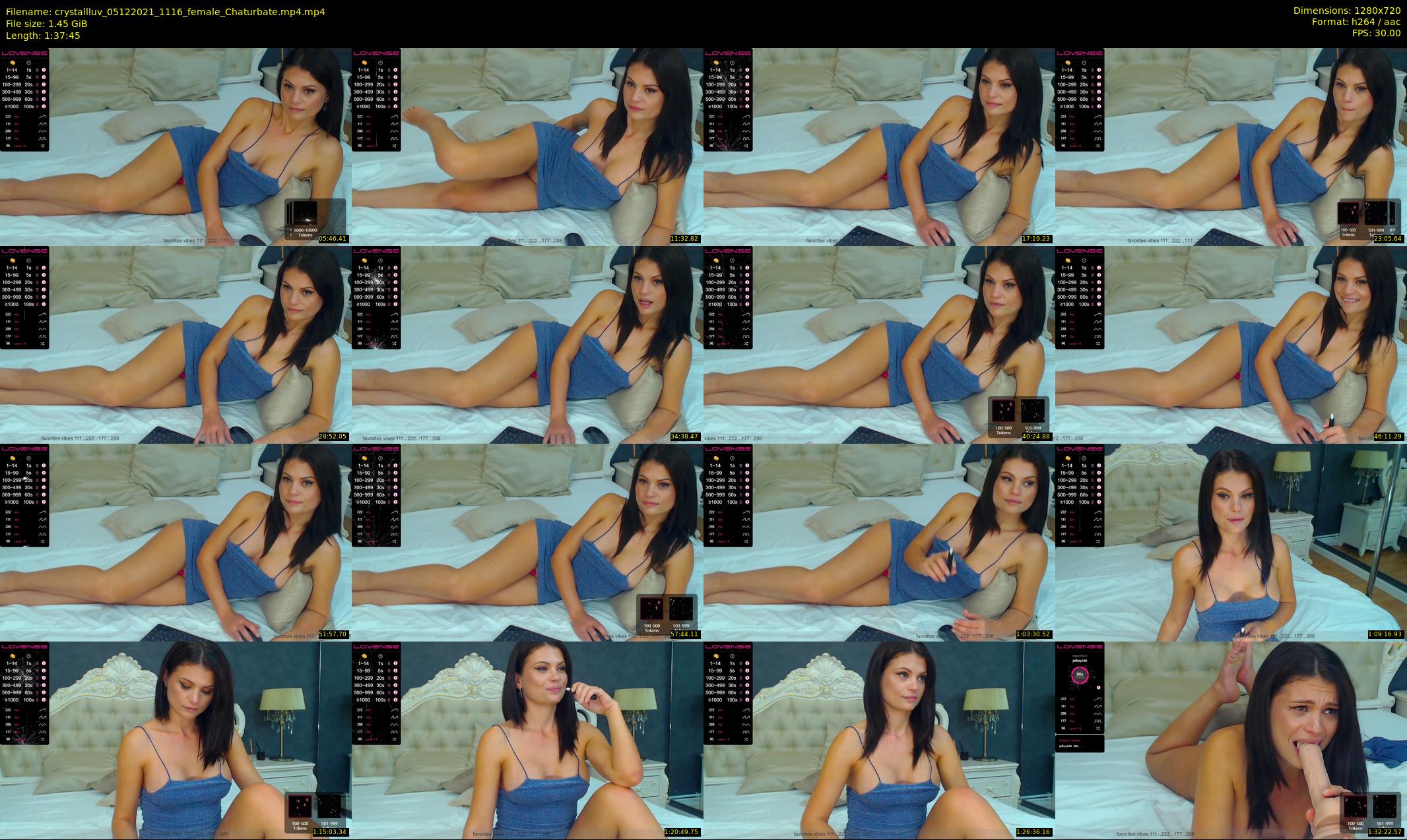 crystallluv — 98 minute Chaturbate female cam show recording, 720p, Dec 5, 2021