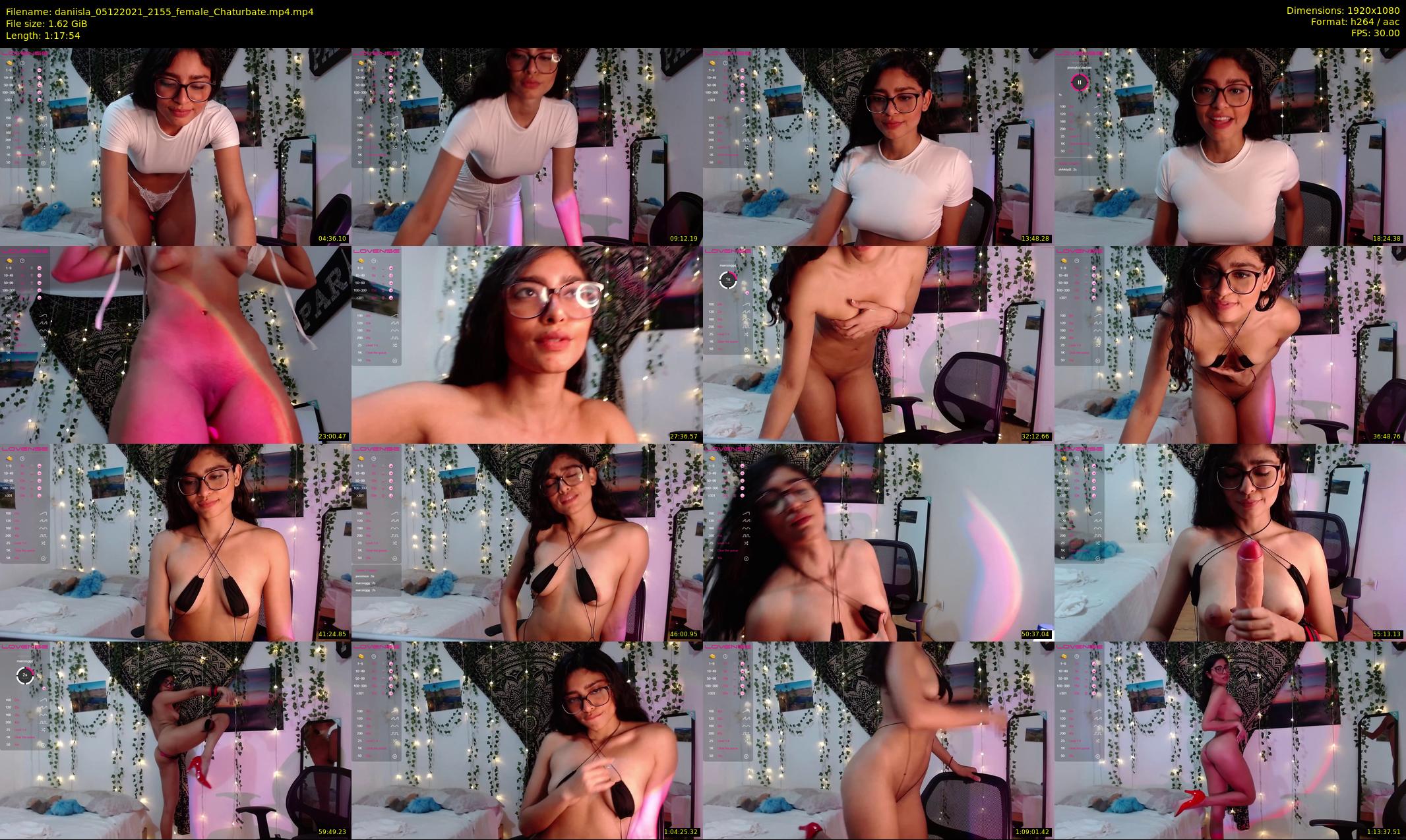 daniisla — 78 minute Chaturbate female cam show recording, 1080p, Dec 5, 2021