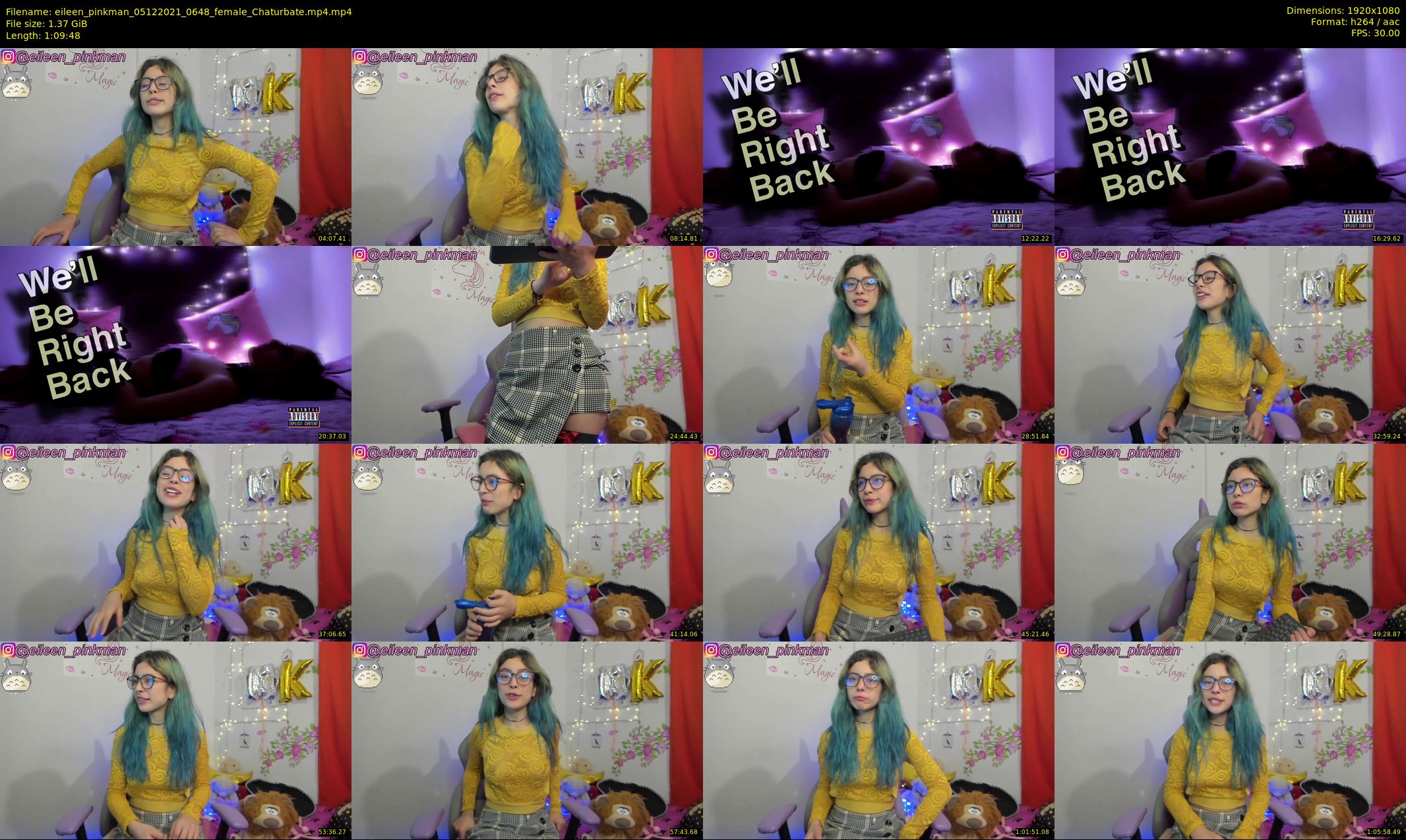 eileen_pinkman — 70 minute Chaturbate female cam show recording, 1080p, Dec 5, 2021