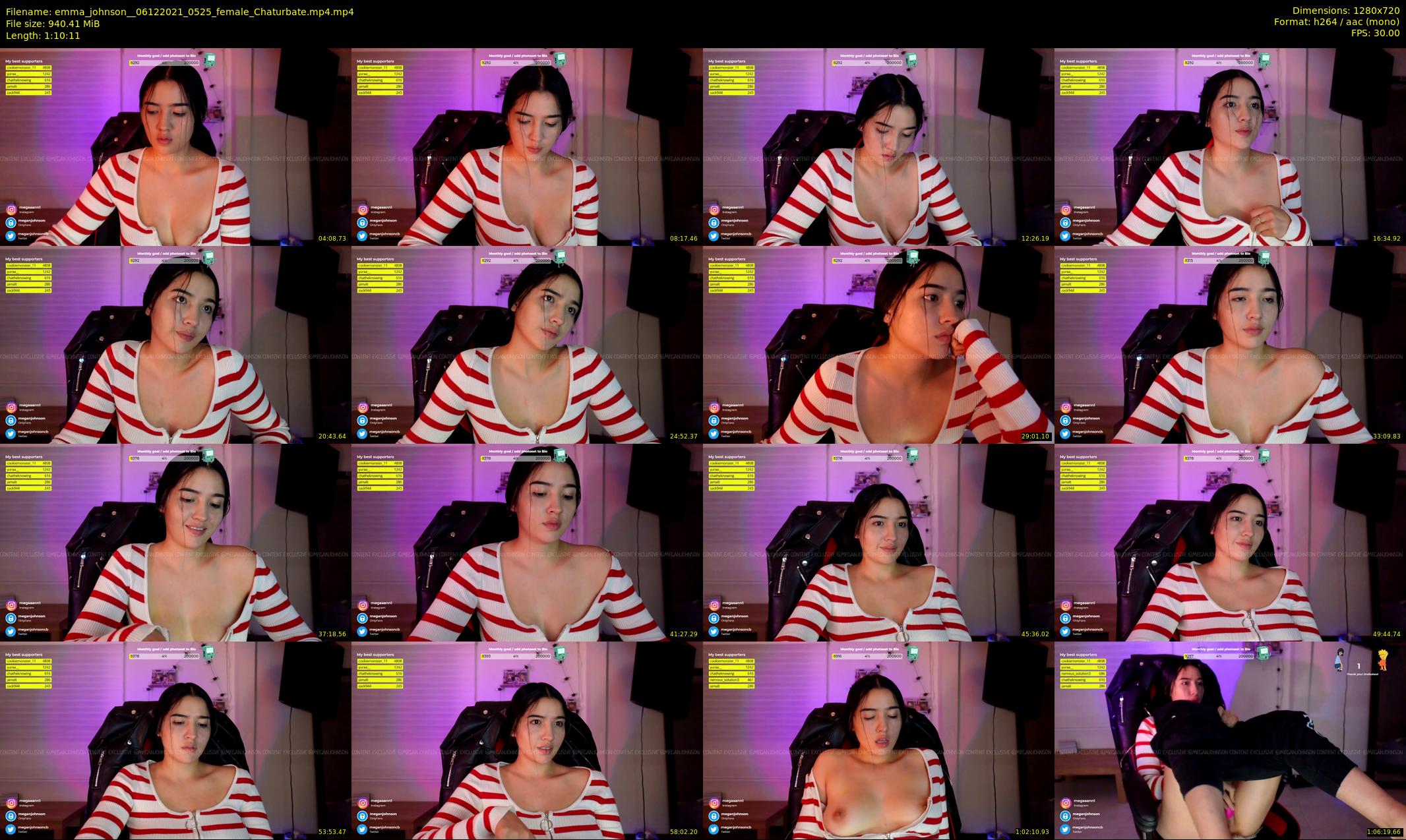 emma_johnson_ — 71 minute Chaturbate female cam show recording, 720p, Dec 6, 2021