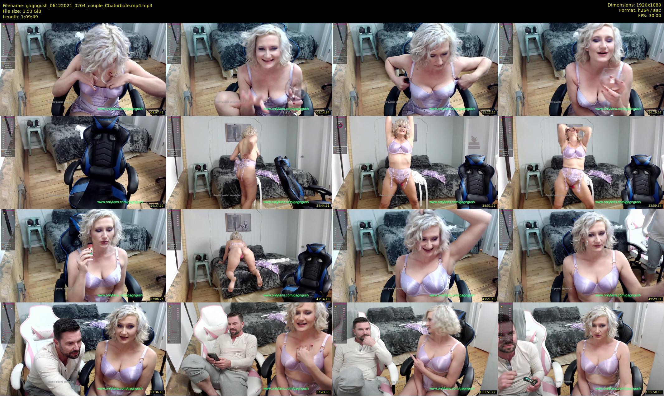 gagngush — 70 minute Chaturbate couple cam show recording, 1080p, Dec 6, 2021