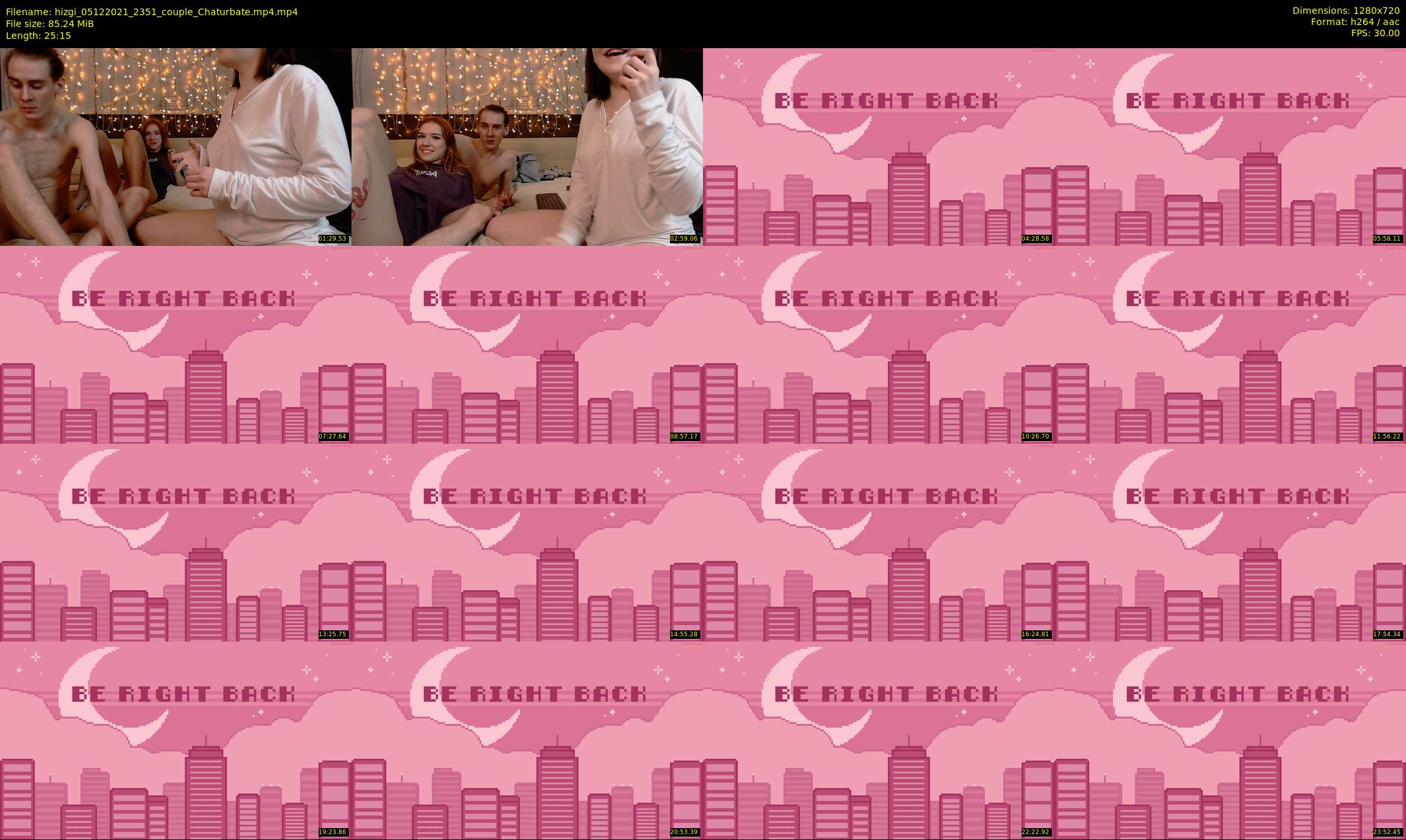hizgi — 26 minute Chaturbate couple cam show recording, 720p, Dec 5, 2021