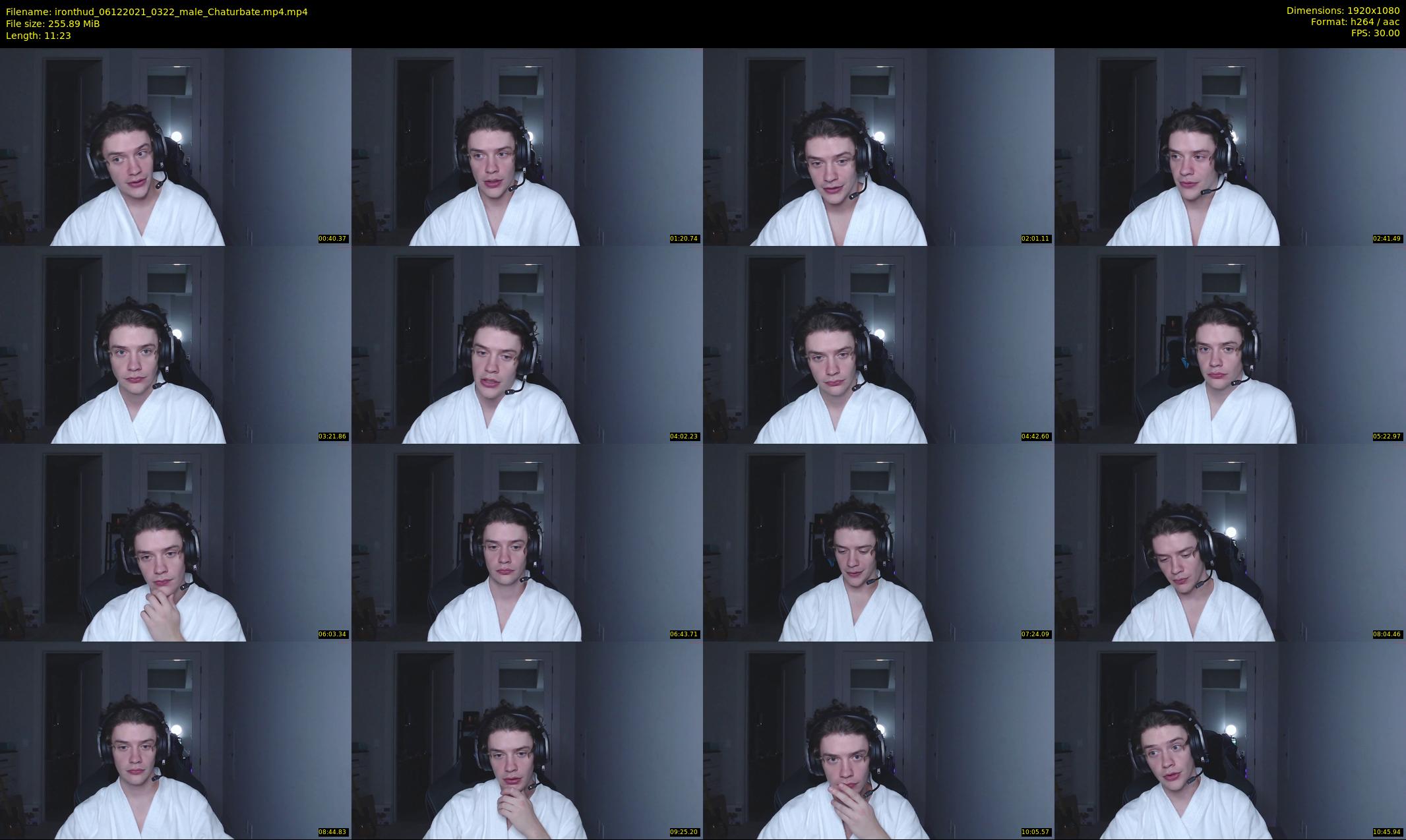 ironthud — 12 minute Chaturbate male cam show recording, 1080p, Dec 6, 2021