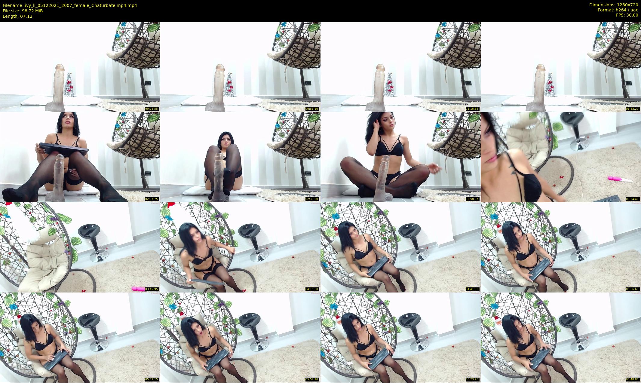 ivy_li — 8 minute Chaturbate female cam show recording, 720p, Dec 5, 2021