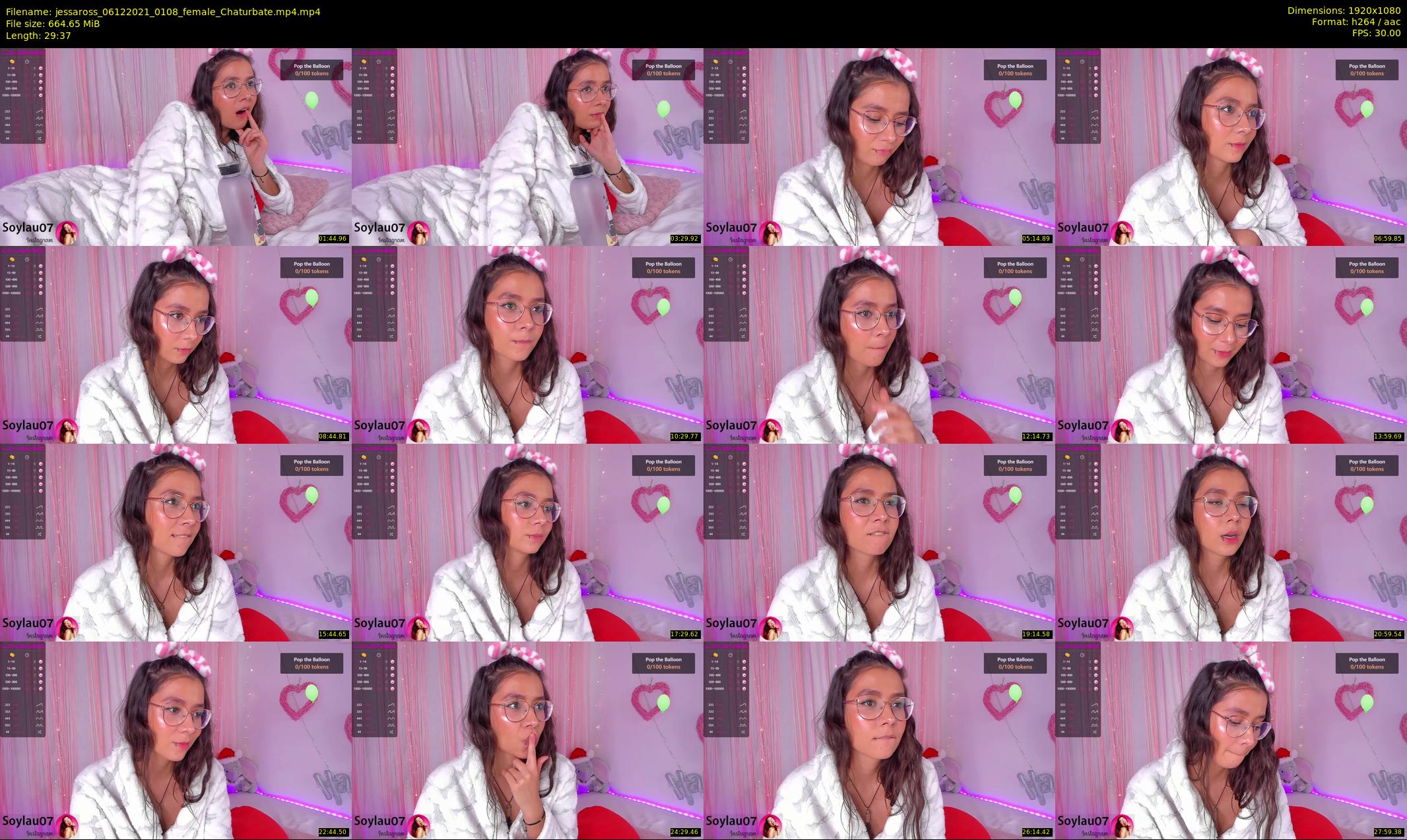 jessaross — 30 minute Chaturbate female cam show recording, 1080p, Dec 6, 2021