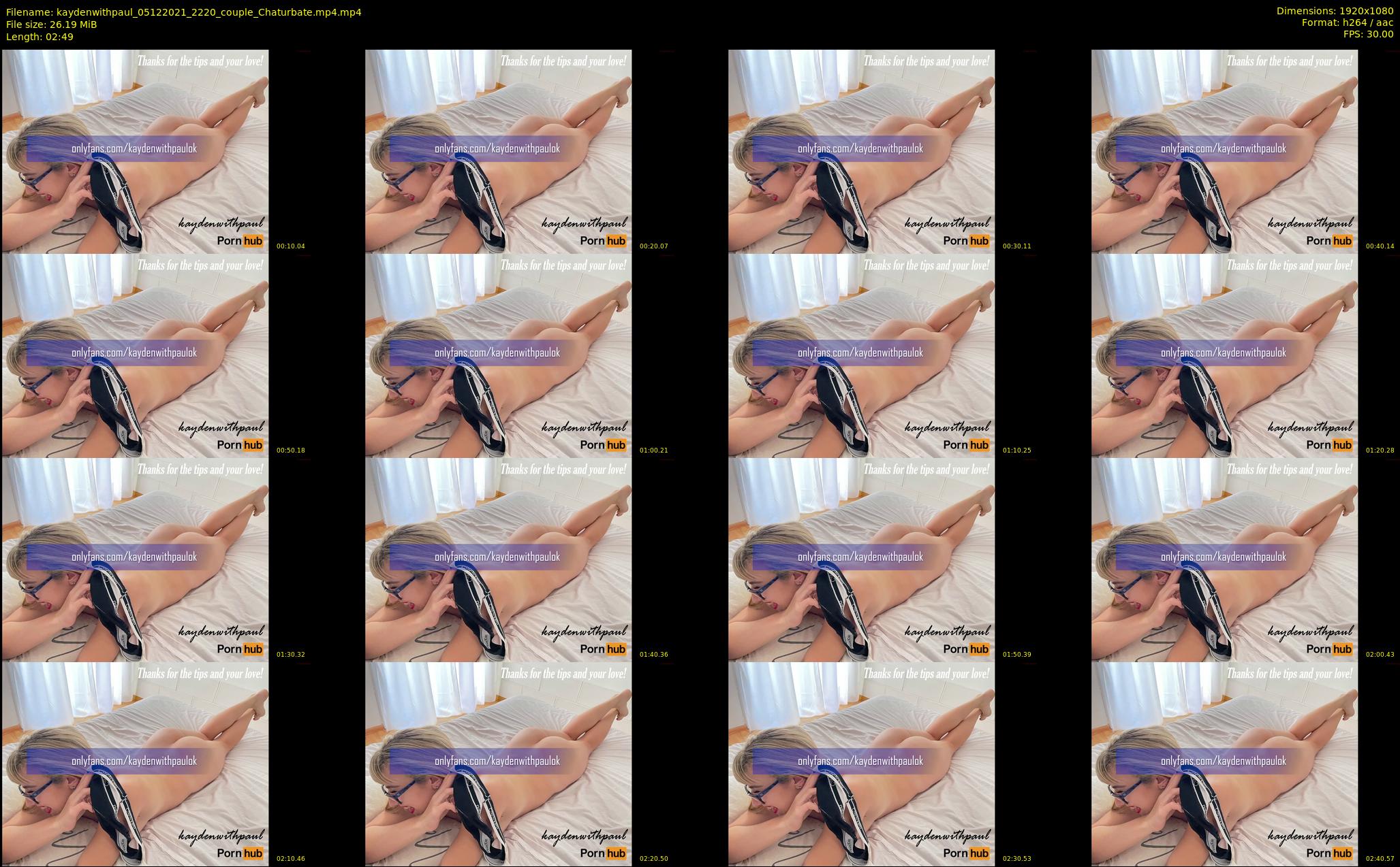 kaydenwithpaul — 3 minute Chaturbate couple cam show recording, 1080p, Dec 5, 2021