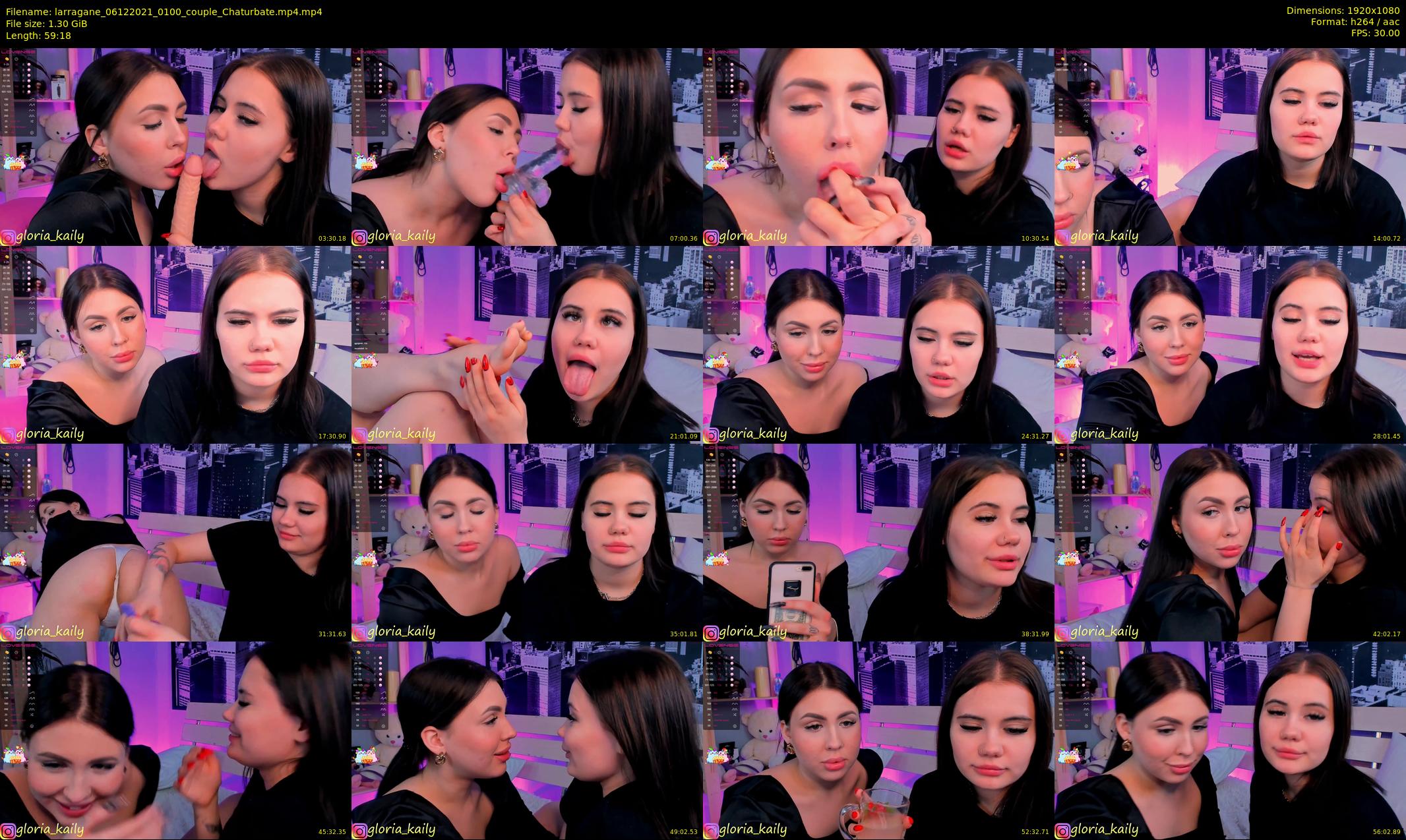 larragane — 60 minute Chaturbate couple cam show recording, 1080p, Dec 6, 2021