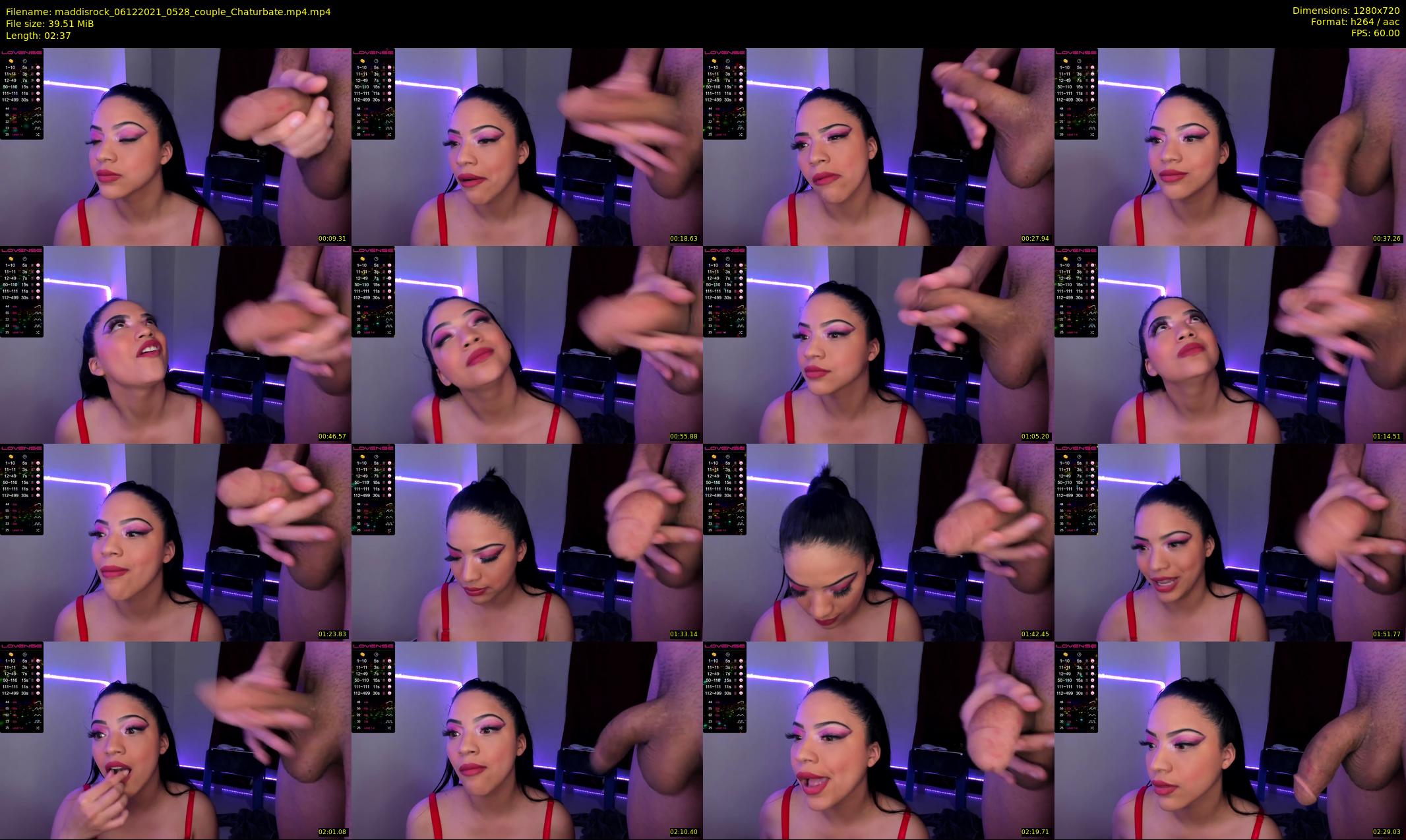 maddisrock — 3 minute Chaturbate couple cam show recording, 720p, Dec 6, 2021