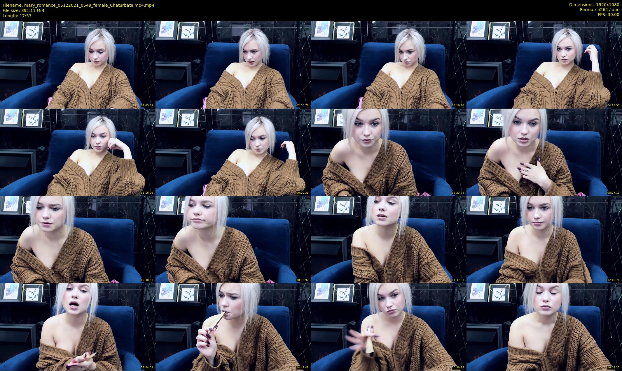 mary_romance — 18 minute Chaturbate female cam show recording, 1080p, Dec 5, 2021