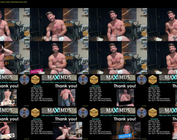 maximus_787 — 5 minute Chaturbate male cam show recording, 1080p, Dec 6, 2021