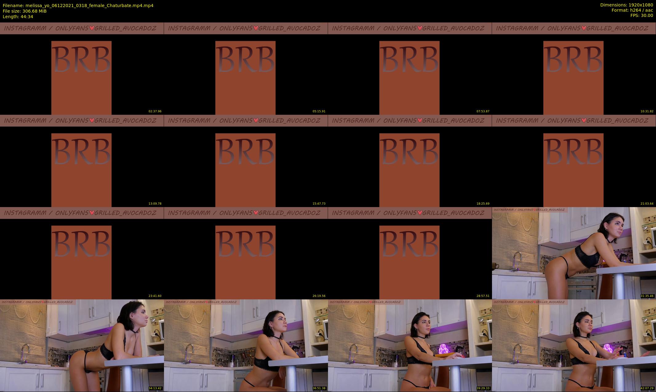 melissa_yo — 45 minute Chaturbate female cam show recording, 1080p, Dec 6, 2021