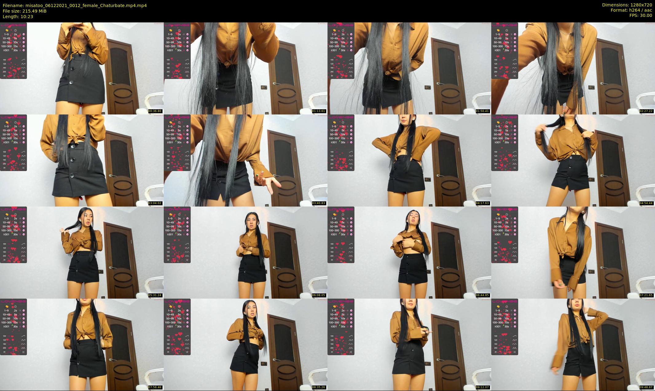 misatoo — 11 minute Chaturbate female cam show recording, 720p, Dec 6, 2021