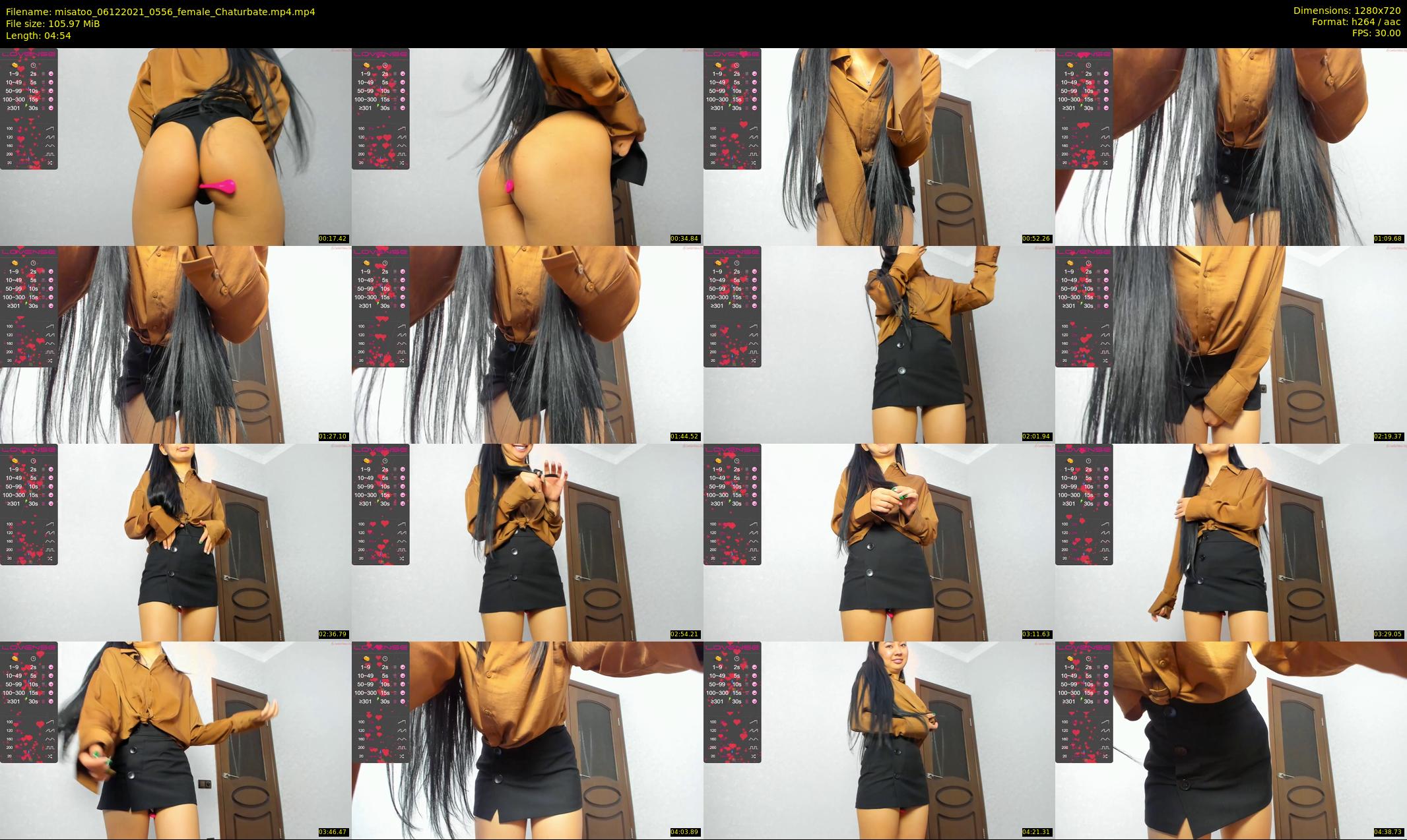 misatoo — 5 minute Chaturbate female cam show recording, 720p, Dec 6, 2021