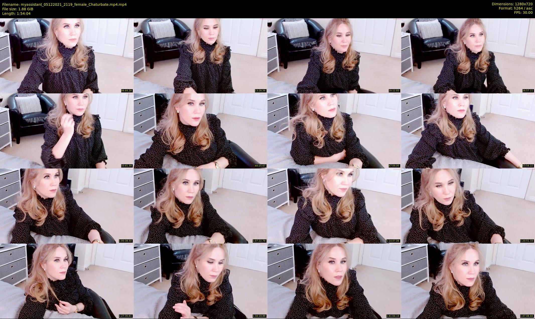 myassistant — 115 minute Chaturbate female cam show recording, 720p, Dec 5, 2021