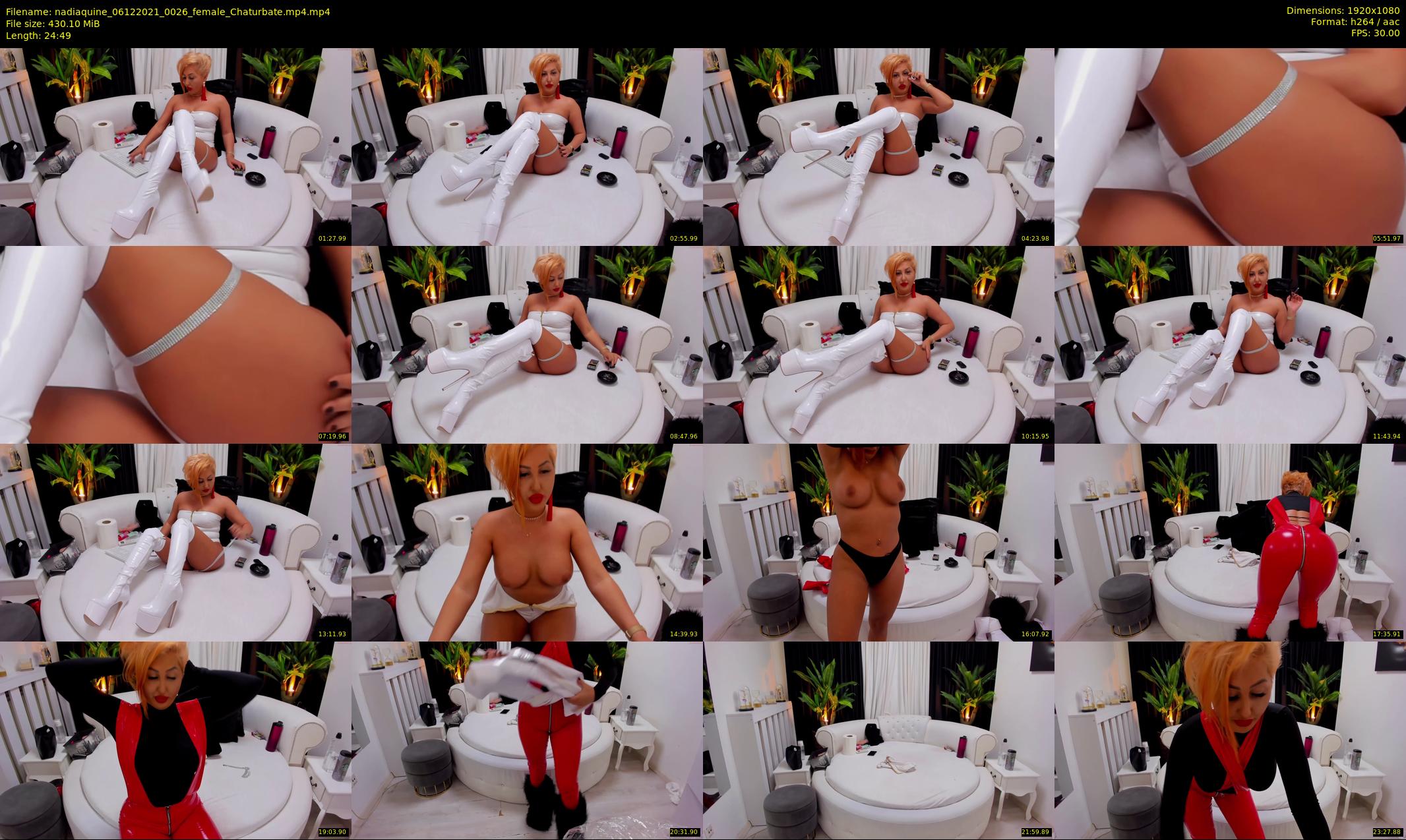 nadiaquine — 25 minute Chaturbate female cam show recording, 1080p, Dec 6, 2021