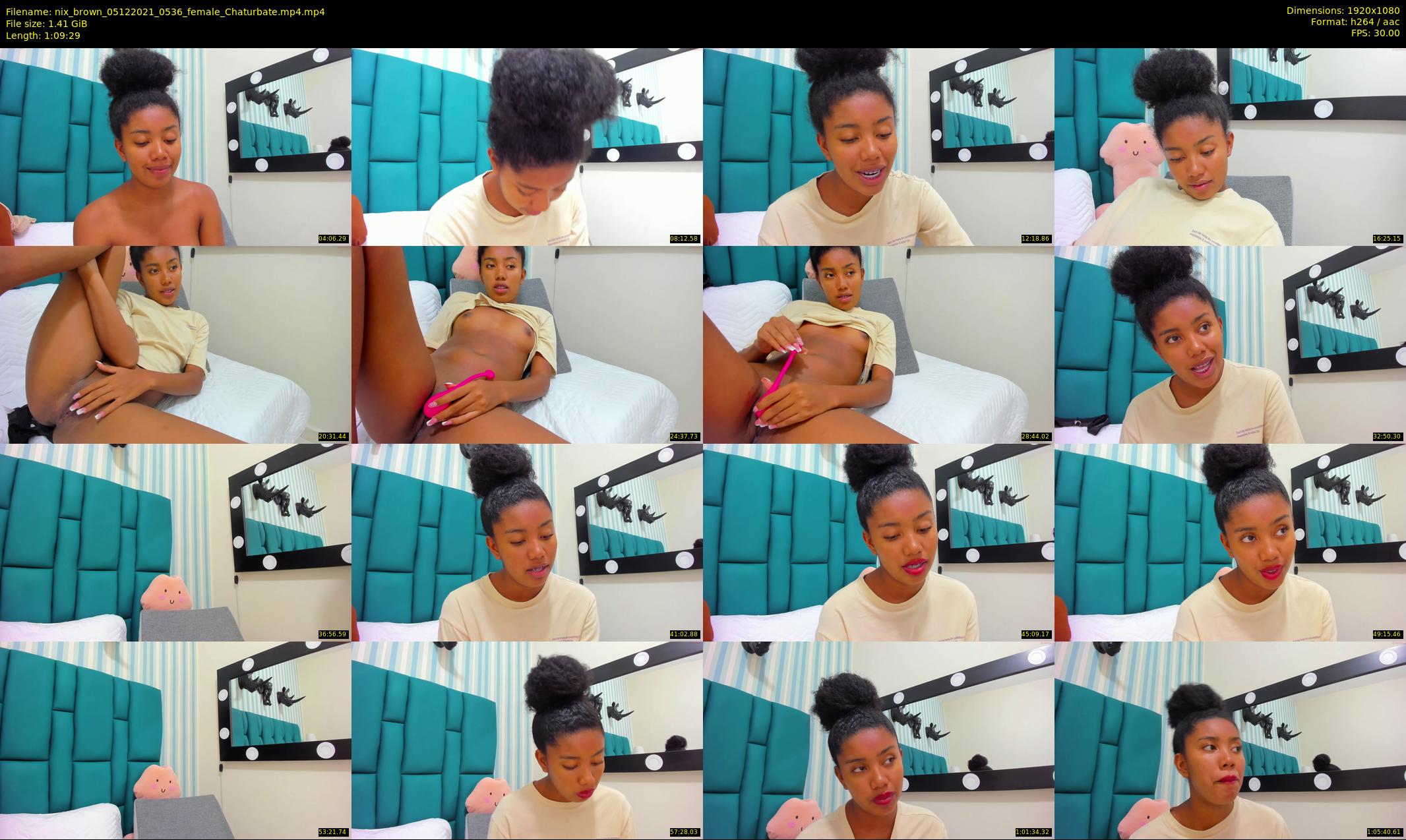 nix_brown — 70 minute Chaturbate female cam show recording, 1080p, Dec 5, 2021