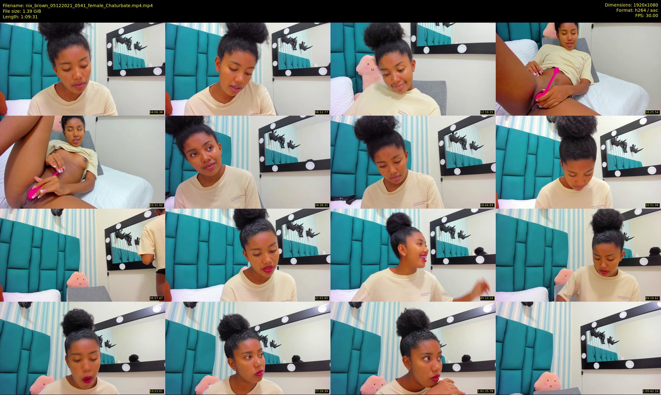 nix_brown — 70 minute Chaturbate female cam show recording, 1080p, Dec 5, 2021