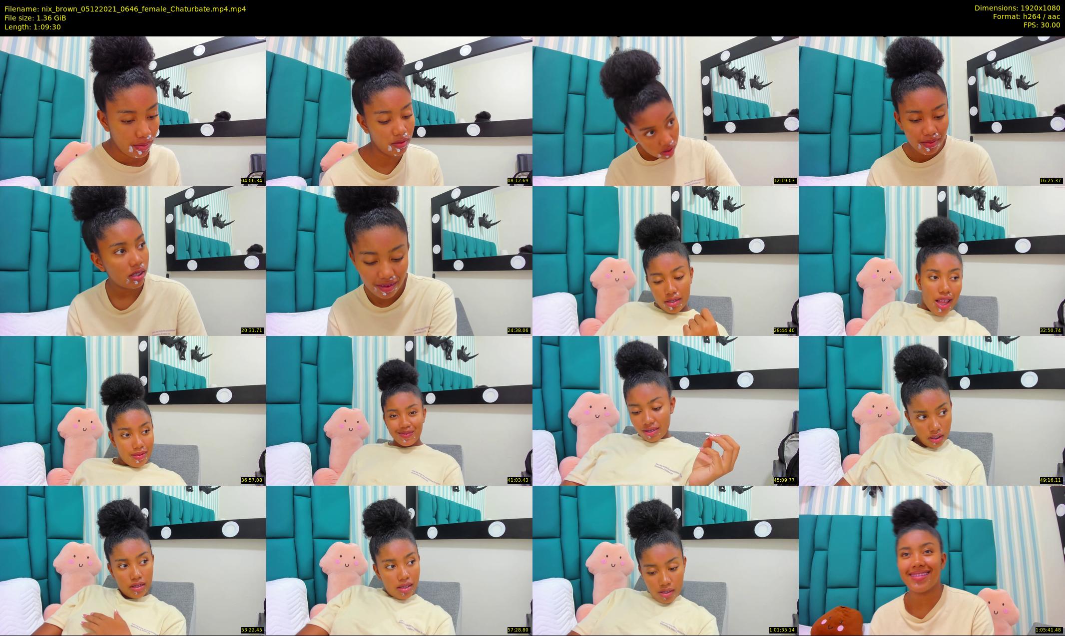 nix_brown — 70 minute Chaturbate female cam show recording, 1080p, Dec 5, 2021