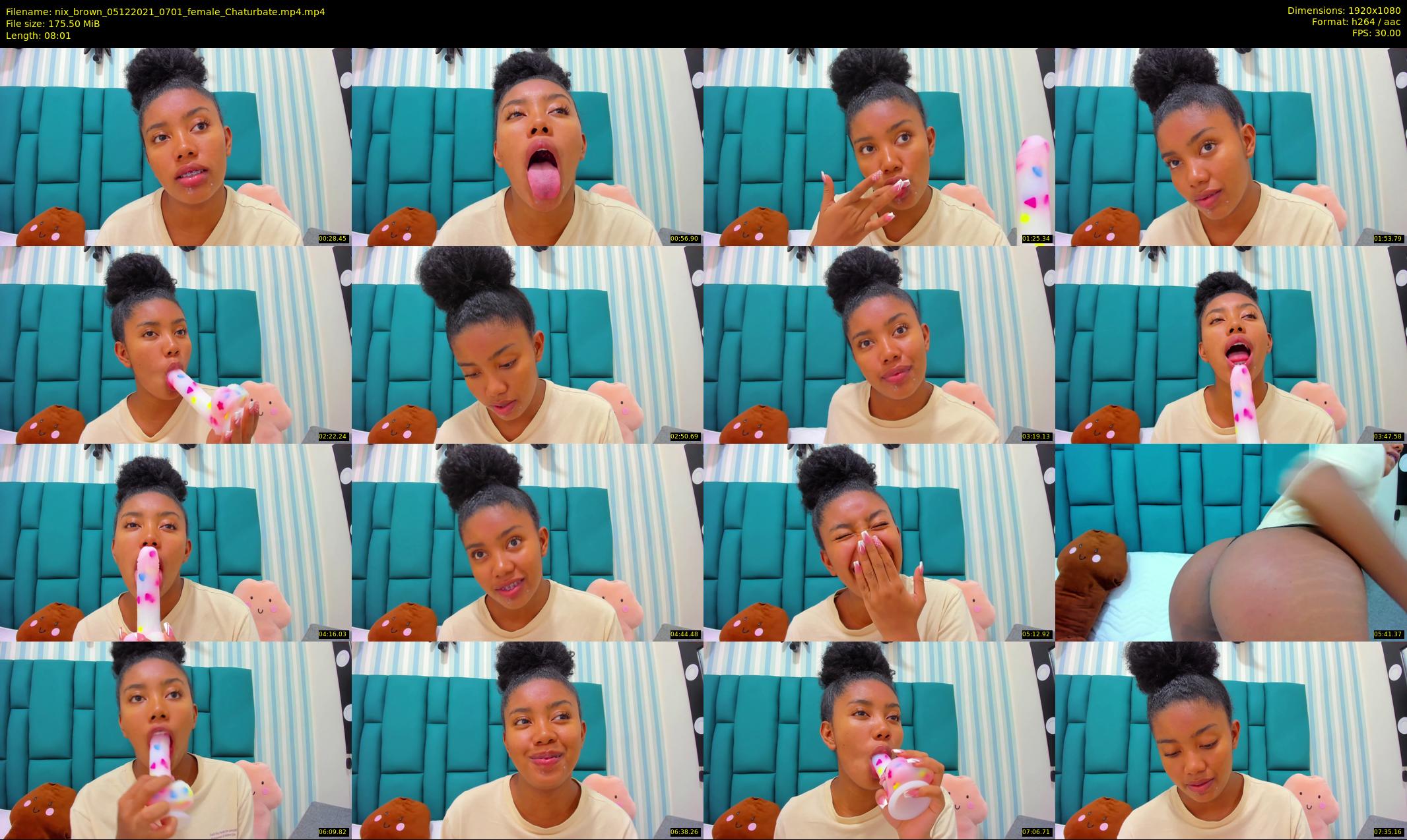 nix_brown — 9 minute Chaturbate female cam show recording, 1080p, Dec 5, 2021