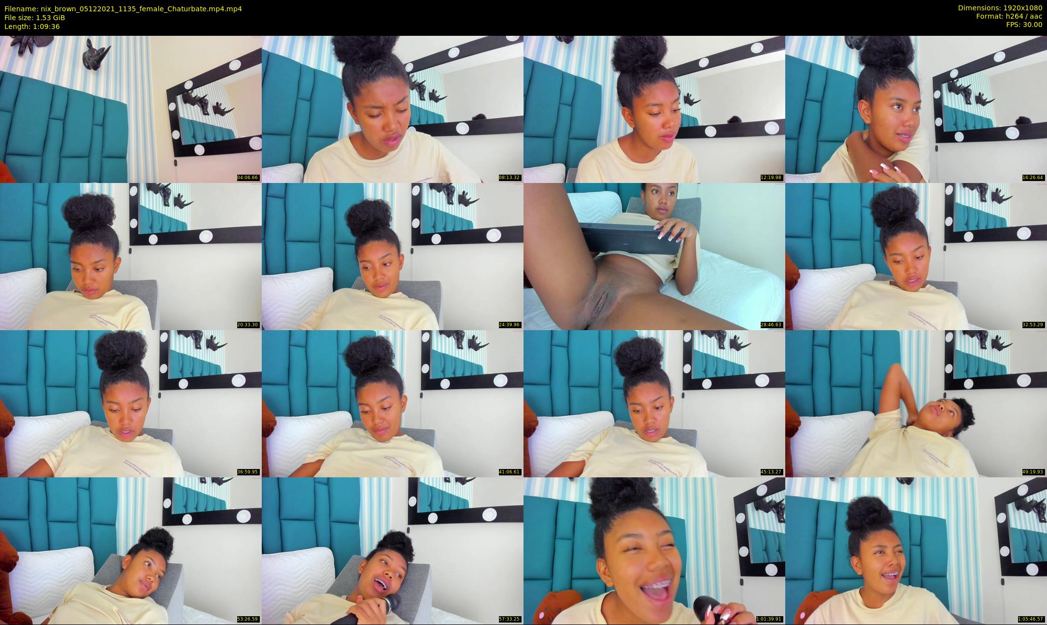 nix_brown — 70 minute Chaturbate female cam show recording, 1080p, Dec 5, 2021