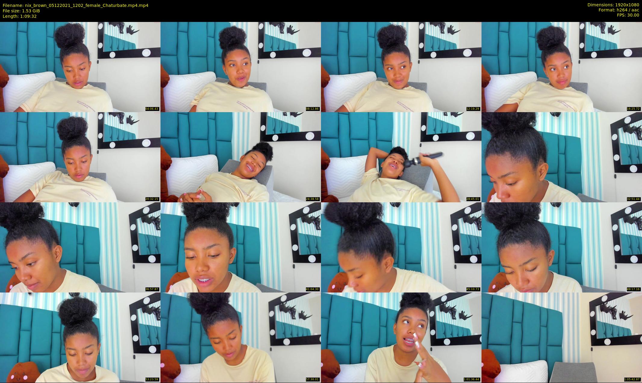nix_brown — 70 minute Chaturbate female cam show recording, 1080p, Dec 5, 2021