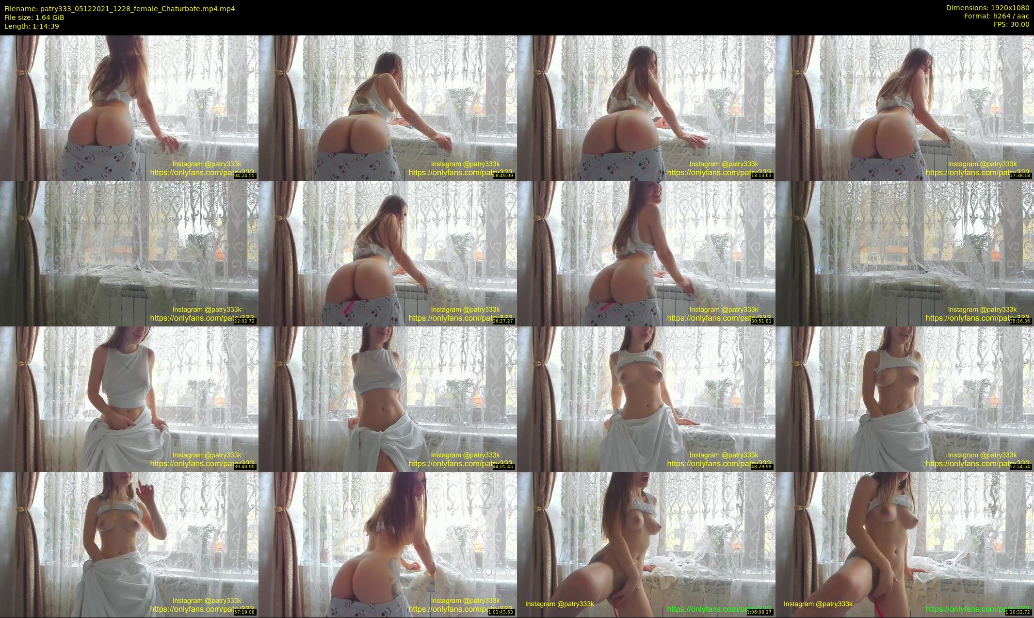 patry333 — 75 minute Chaturbate female cam show recording, 1080p, Dec 5, 2021