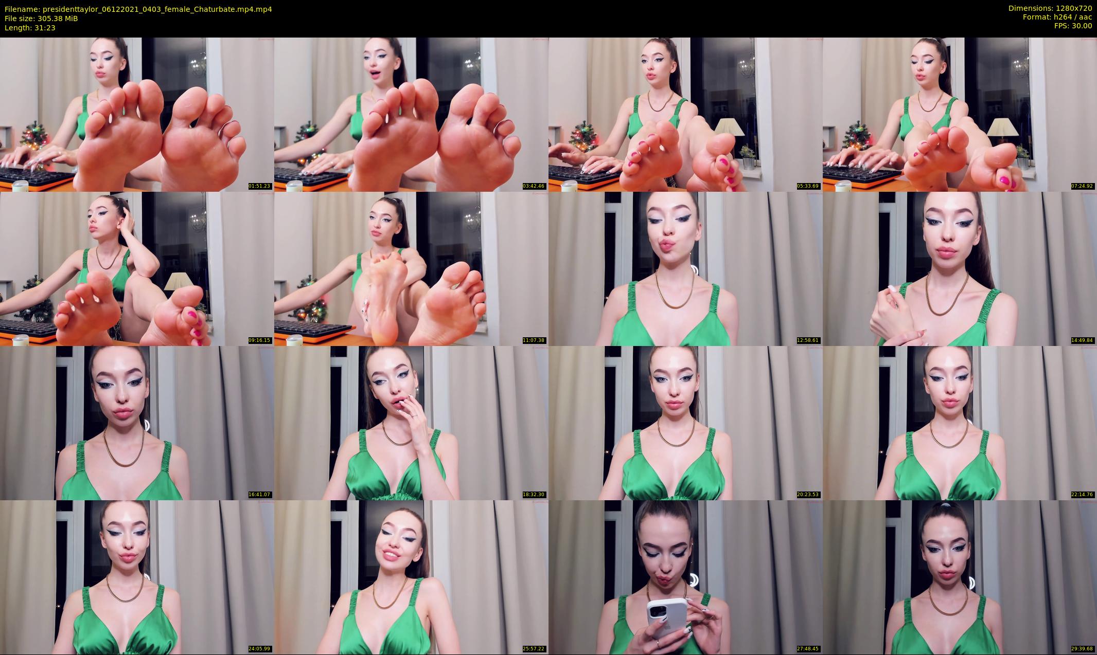 presidenttaylor — 32 minute Chaturbate female cam show recording, 720p, Dec 6, 2021