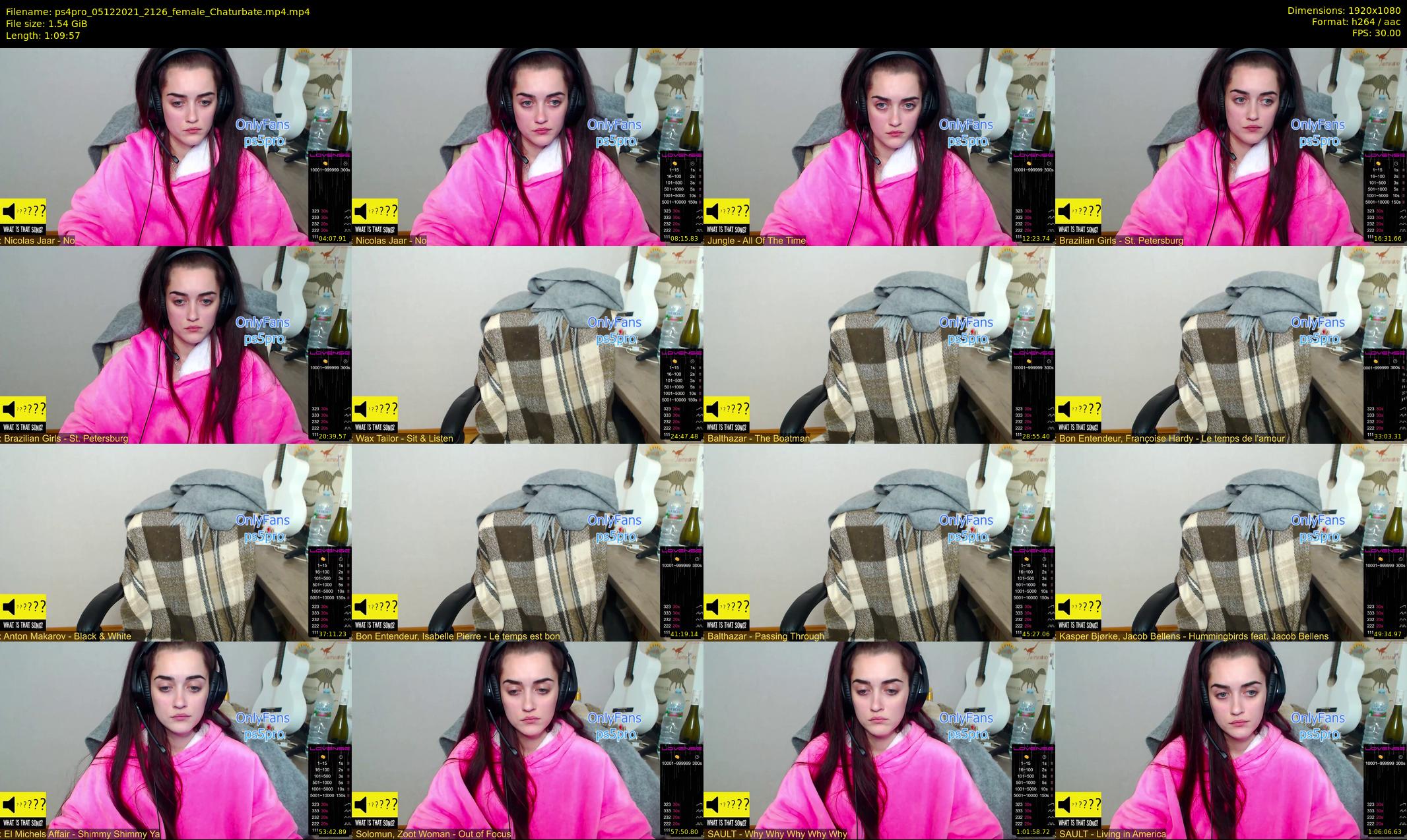 ps4pro — 70 minute Chaturbate female cam show recording, 1080p, Dec 5, 2021