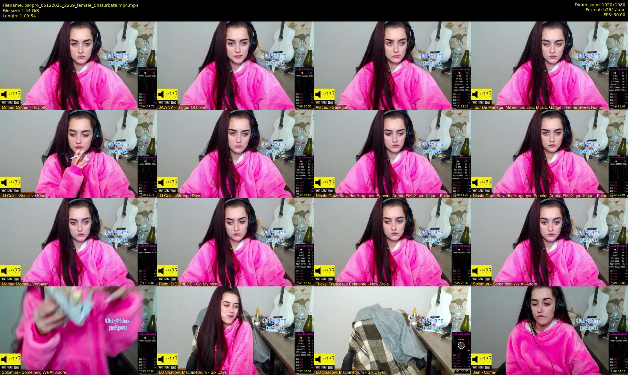 ps4pro — 70 minute Chaturbate female cam show recording, 1080p, Dec 5, 2021