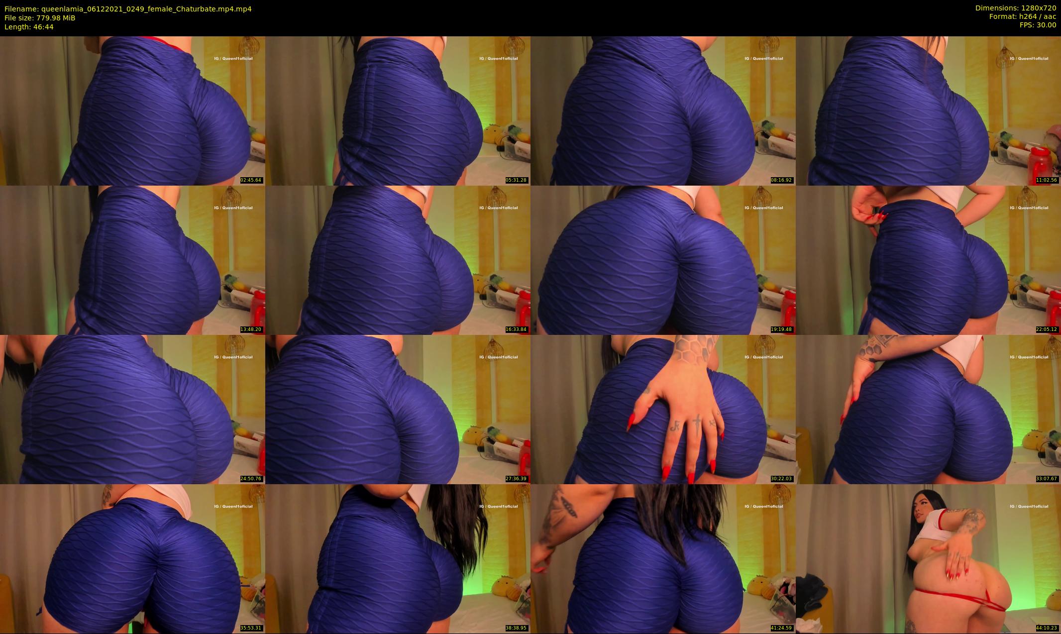 queenlamia — 47 minute Chaturbate female cam show recording, 720p, Dec 6, 2021