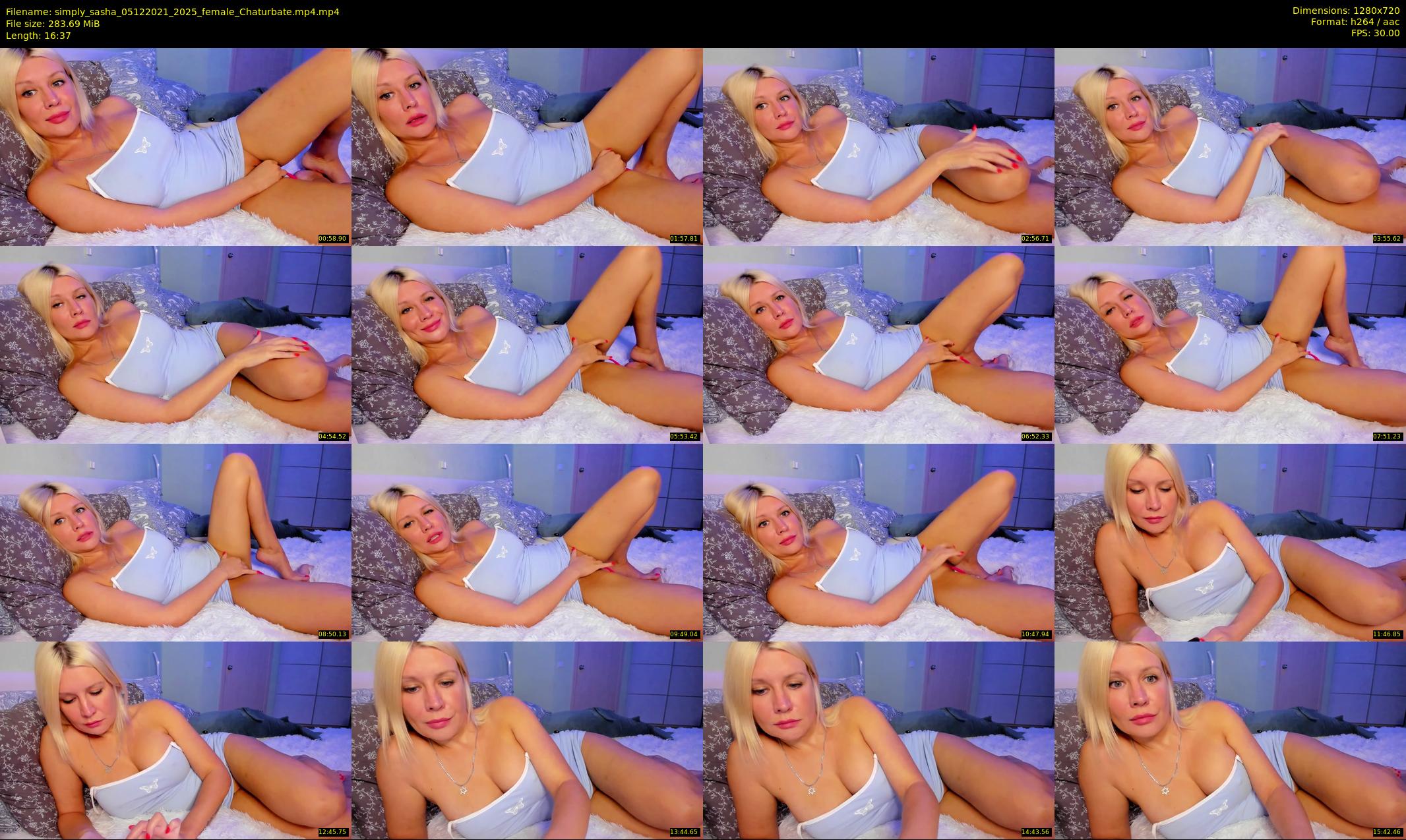 simply_sasha — 17 minute Chaturbate female cam show recording, 720p, Dec 5, 2021