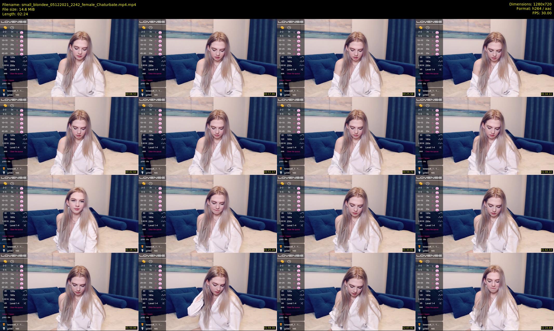 small_blondee — 3 minute Chaturbate female cam show recording, 720p, Dec 5, 2021