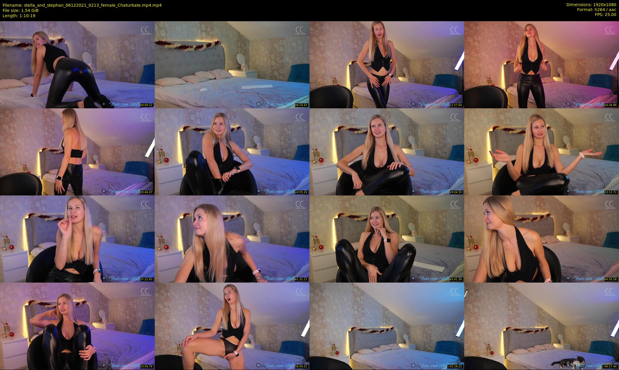 stella_and_stephan — 71 minute Chaturbate couple cam show recording, 1080p, Dec 6, 2021