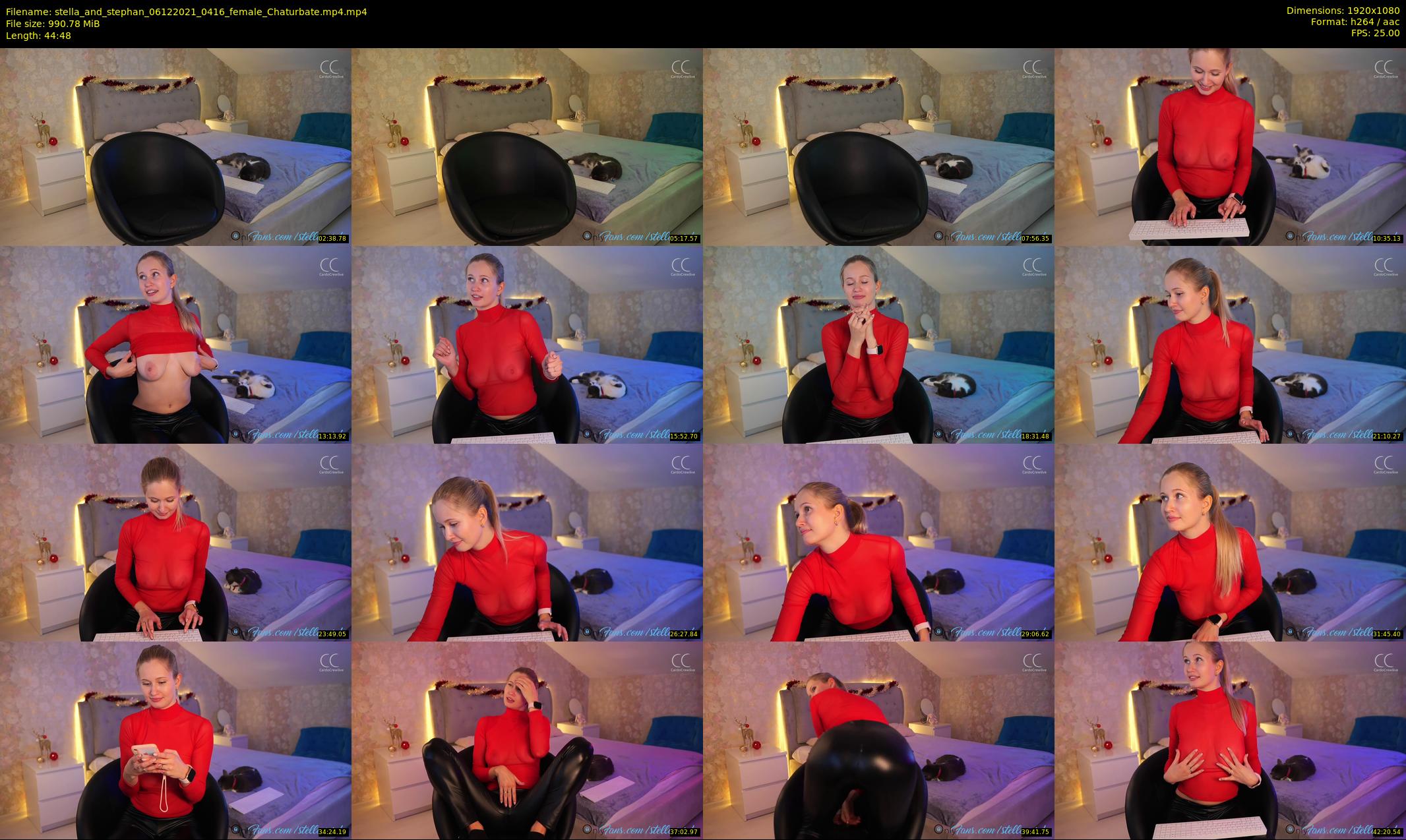 stella_and_stephan — 45 minute Chaturbate couple cam show recording, 1080p, Dec 6, 2021
