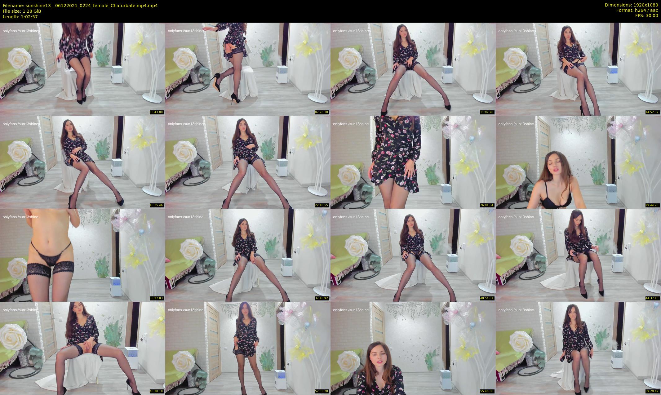 sunshine13_ — 63 minute Chaturbate female cam show recording, 1080p, Dec 6, 2021