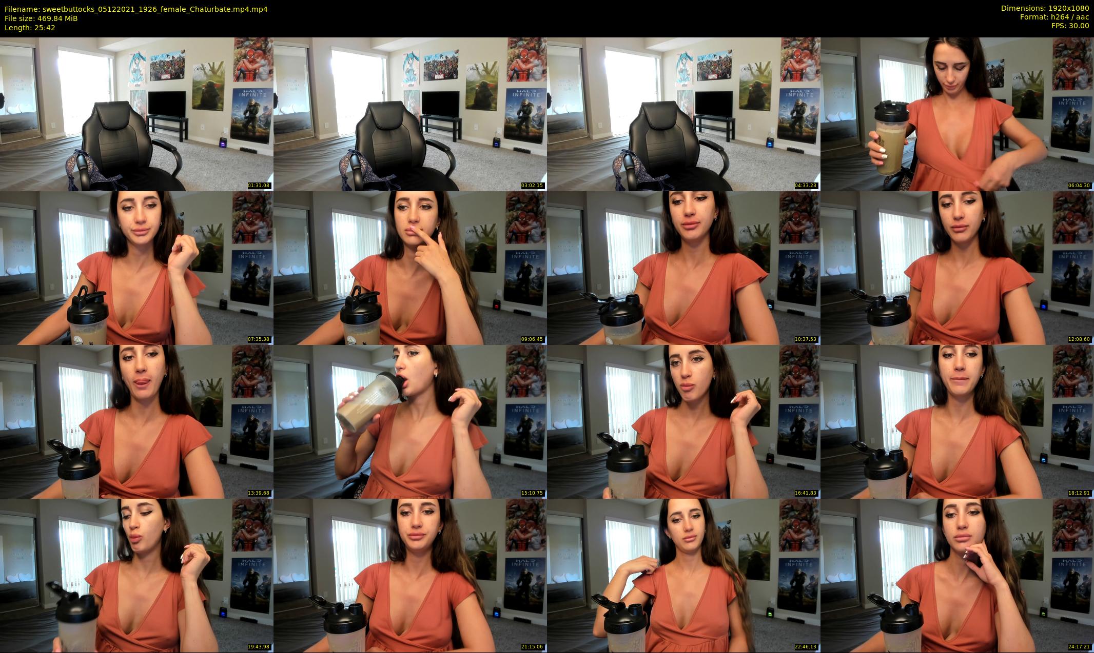 sweetbuttocks — 26 minute Chaturbate female cam show recording, 1080p, Dec 5, 2021