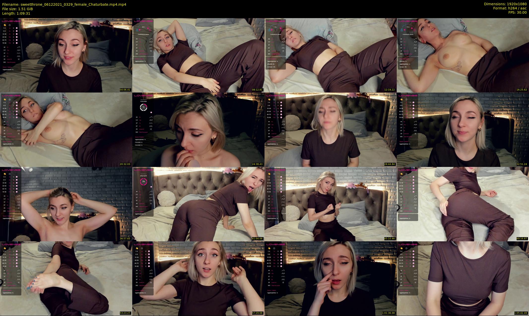 sweetthrone — 70 minute Chaturbate couple cam show recording, 1080p, Dec 6, 2021