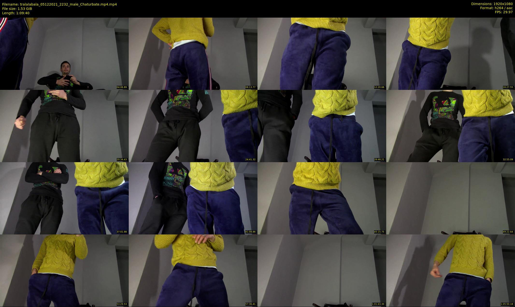 tralalabala — 70 minute Chaturbate male cam show recording, 1080p, Dec 5, 2021