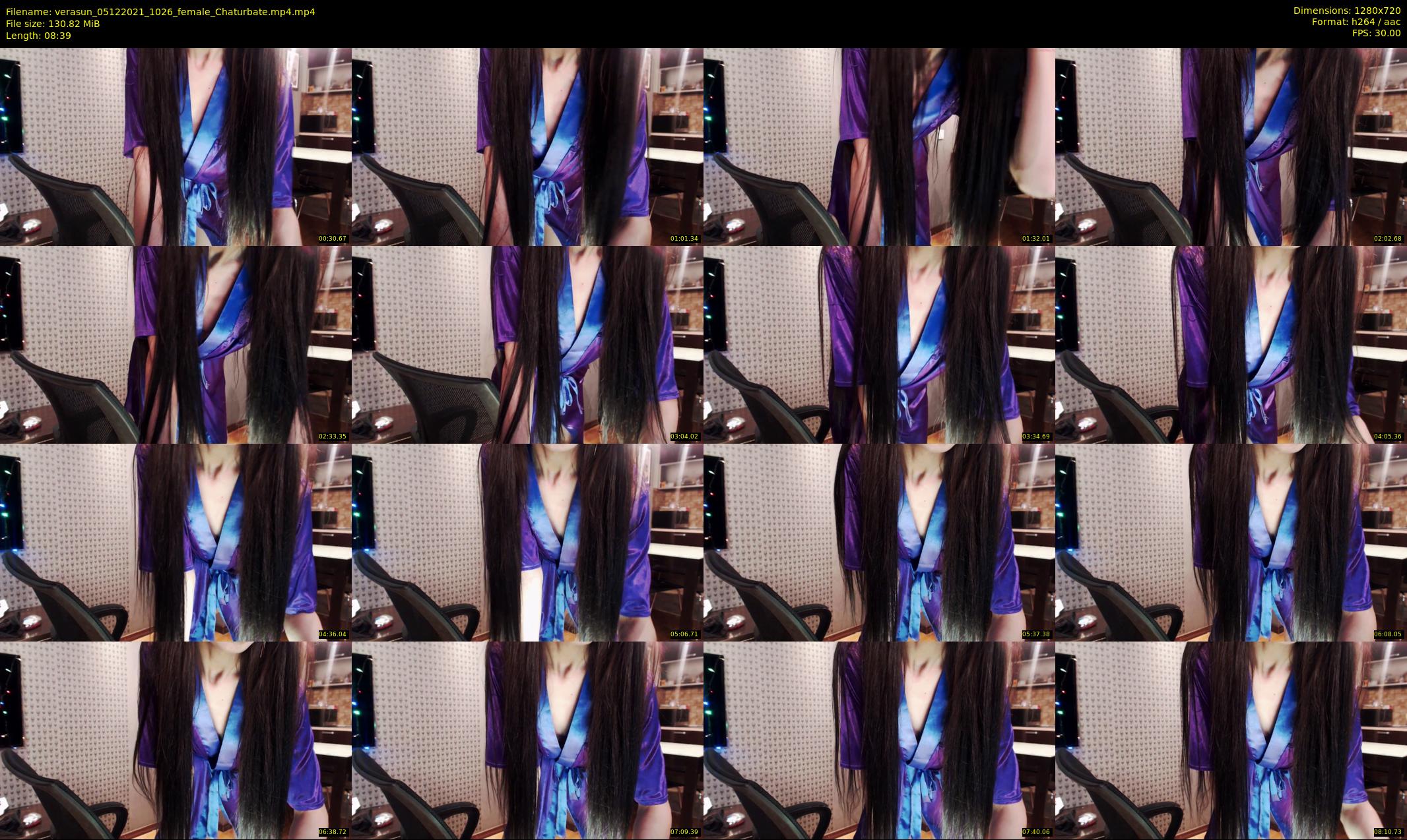 verasun — 9 minute Chaturbate female cam show recording, 720p, Dec 5, 2021