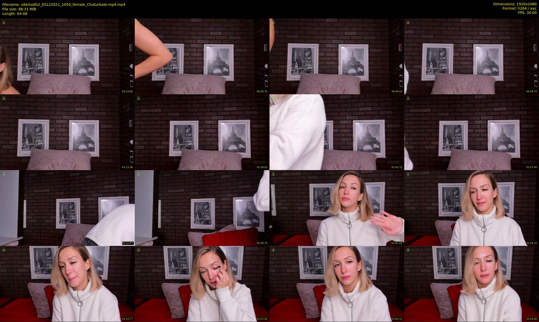 vikkilustful — 5 minute Chaturbate female cam show recording, 1080p, Dec 5, 2021