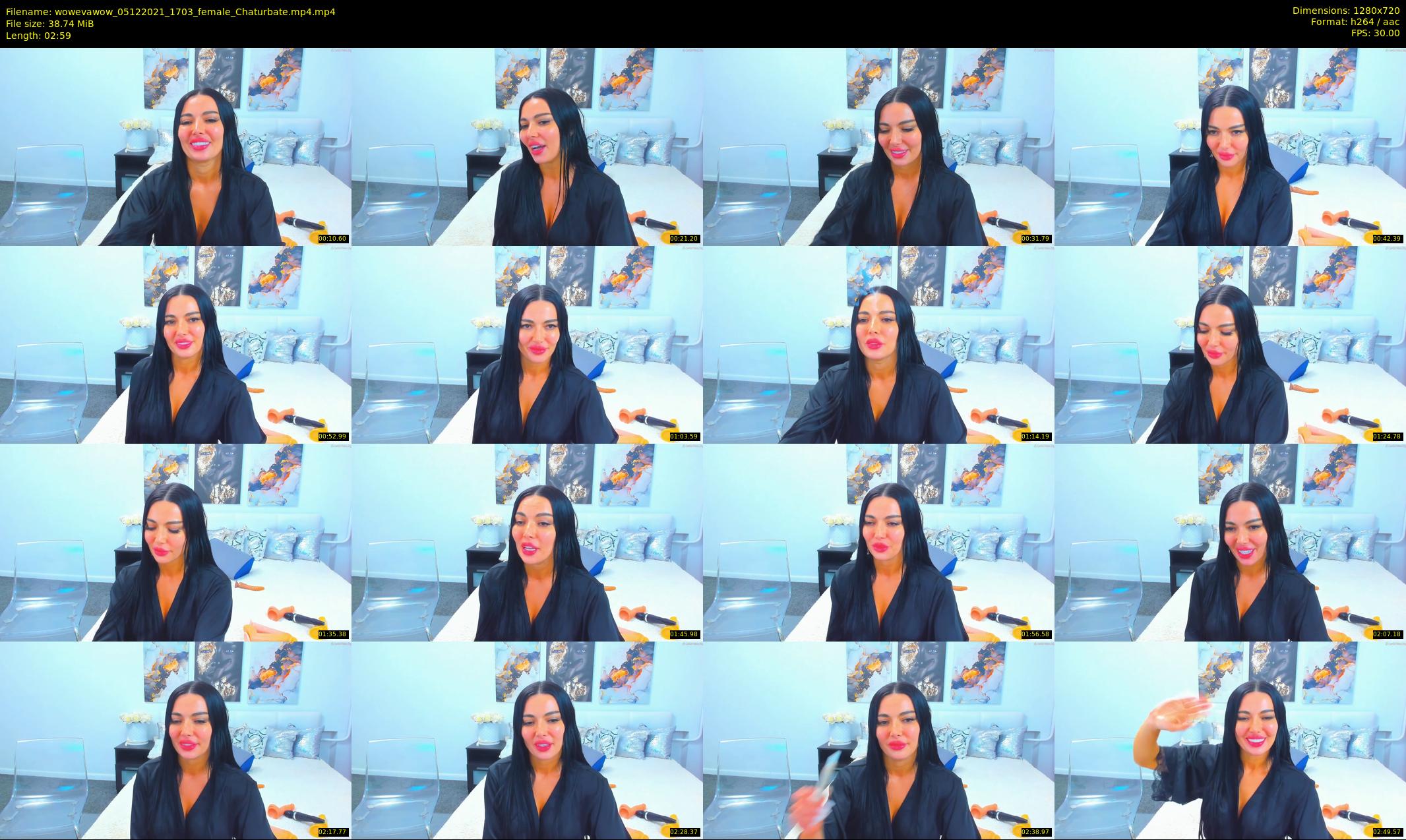wowevawow — 3 minute Chaturbate female cam show recording, 720p, Dec 5, 2021