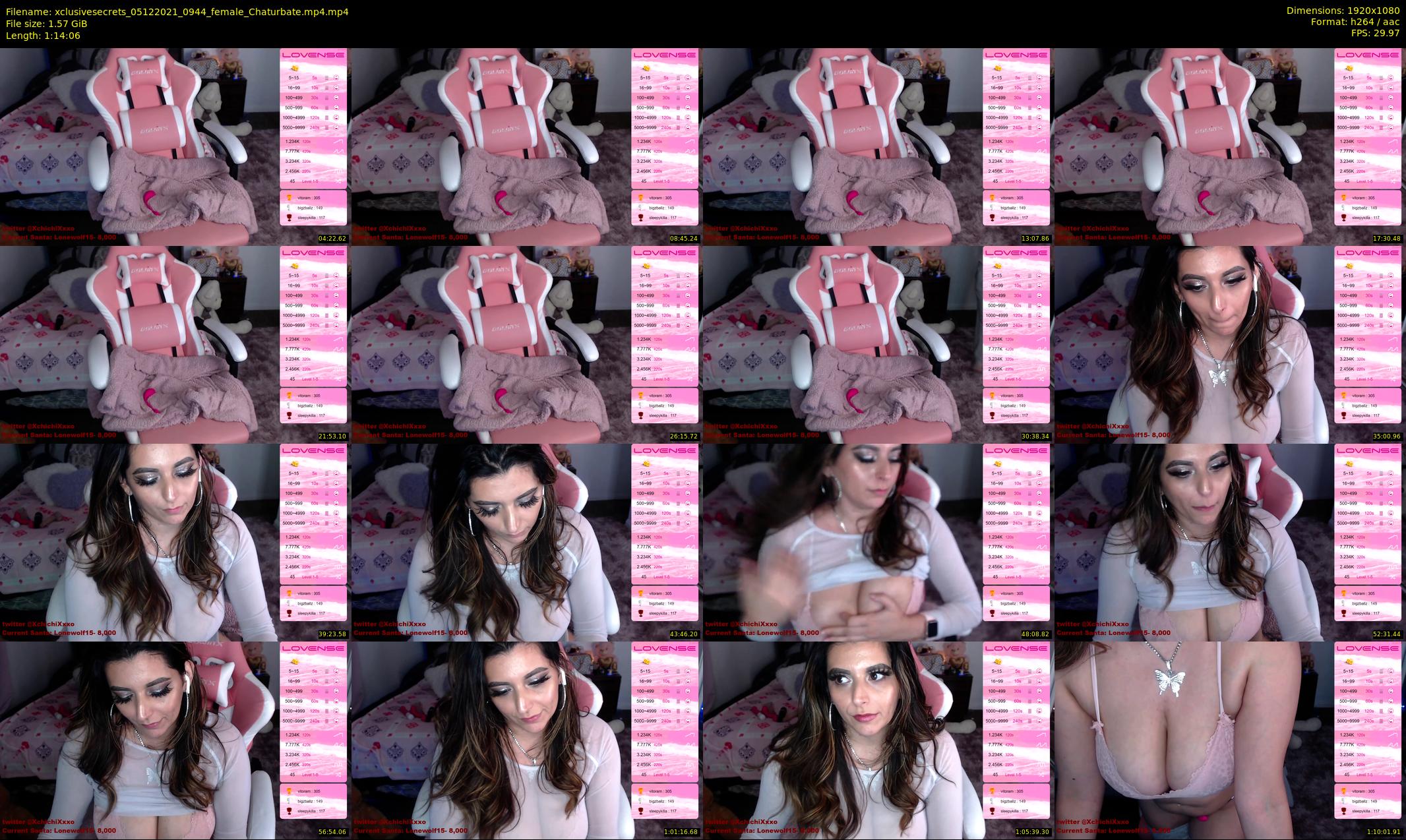 xclusivesecrets — 75 minute Chaturbate female cam show recording, 1080p, Dec 5, 2021