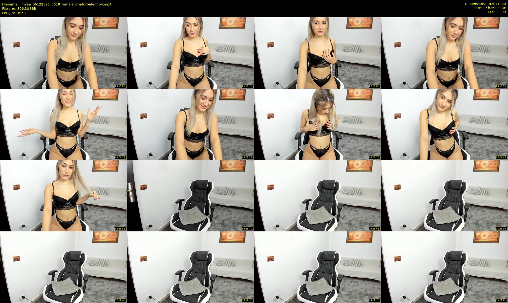 _myaa — 17 minute Chaturbate female cam show recording, 1080p, Dec 6, 2021